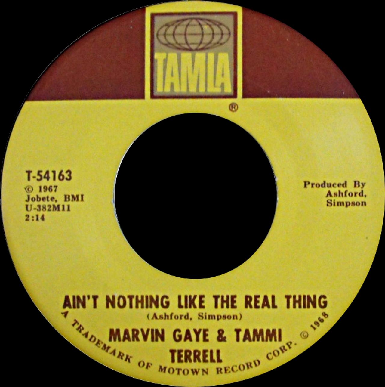 Ain't Nothing Like the Real Thing by Marvin Gaye and Tammi Terrell US vinyl