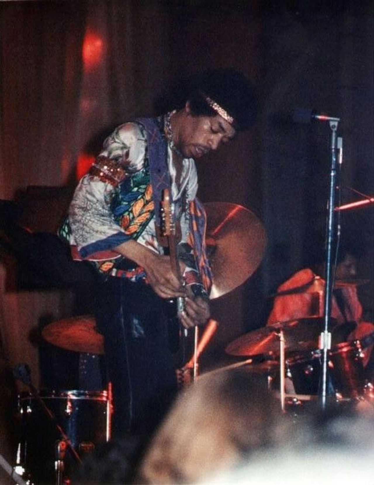 Jimi Hendrix performing in San Bernardino, California, on June 20, 1970