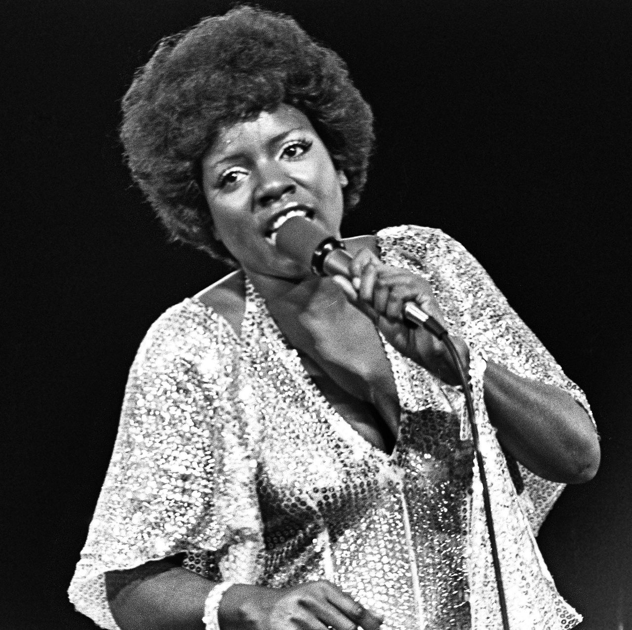 Gloria Gaynor performing during the disco era in 1978.