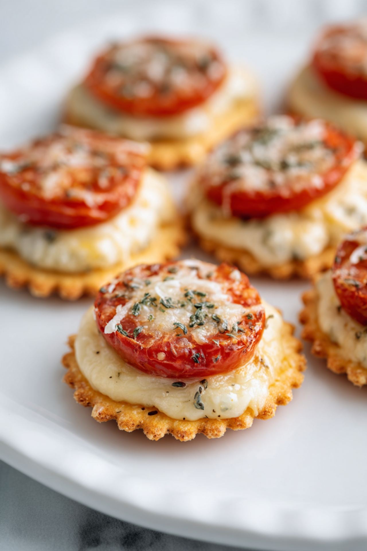 Tomato Ritz Cracker Bites