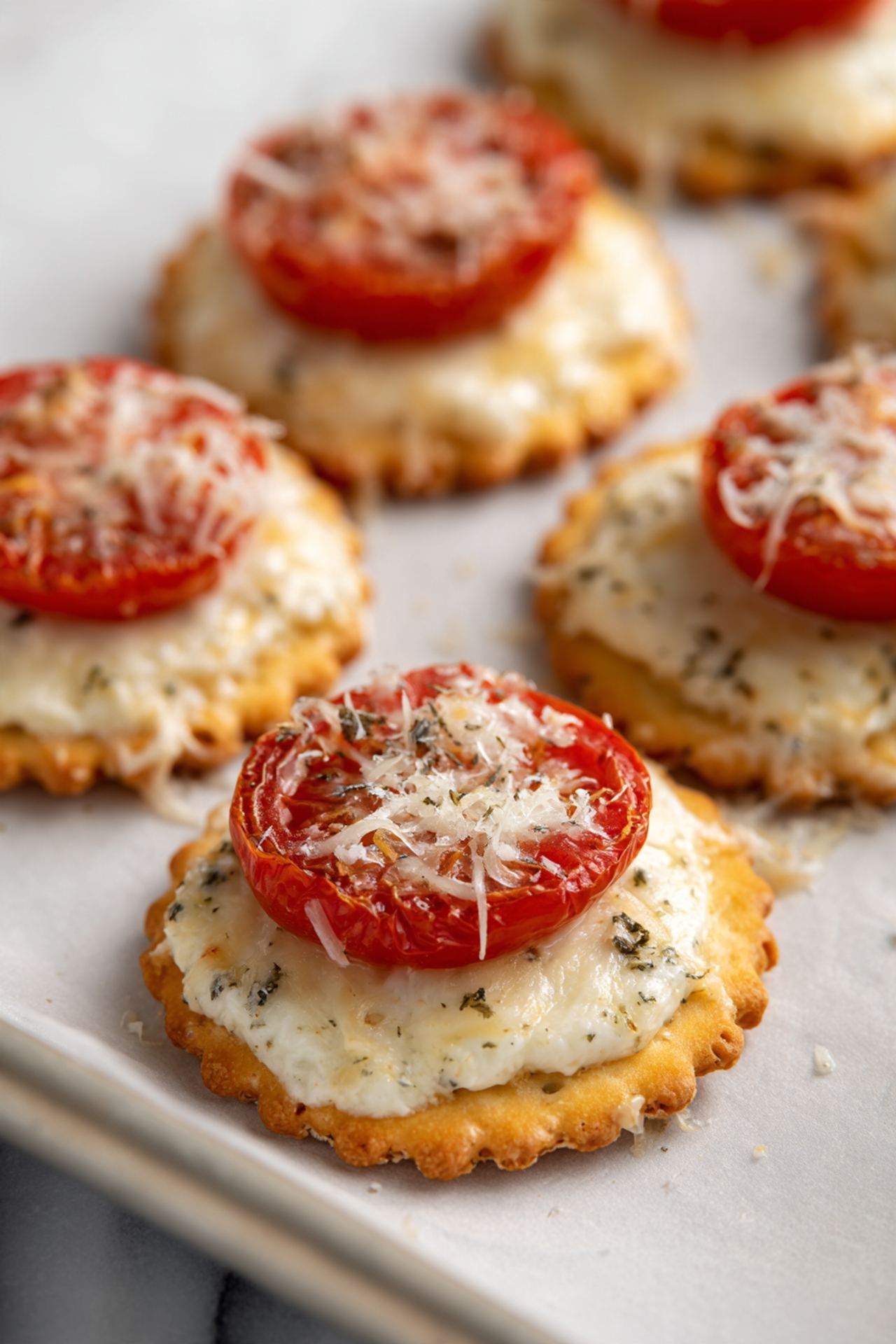 Tomato Ritz Cracker Bites