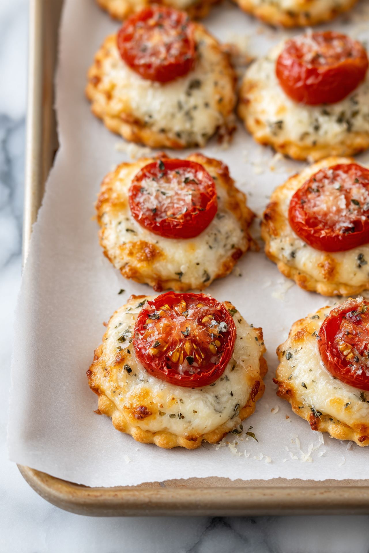 Tomato Ritz Cracker Bites