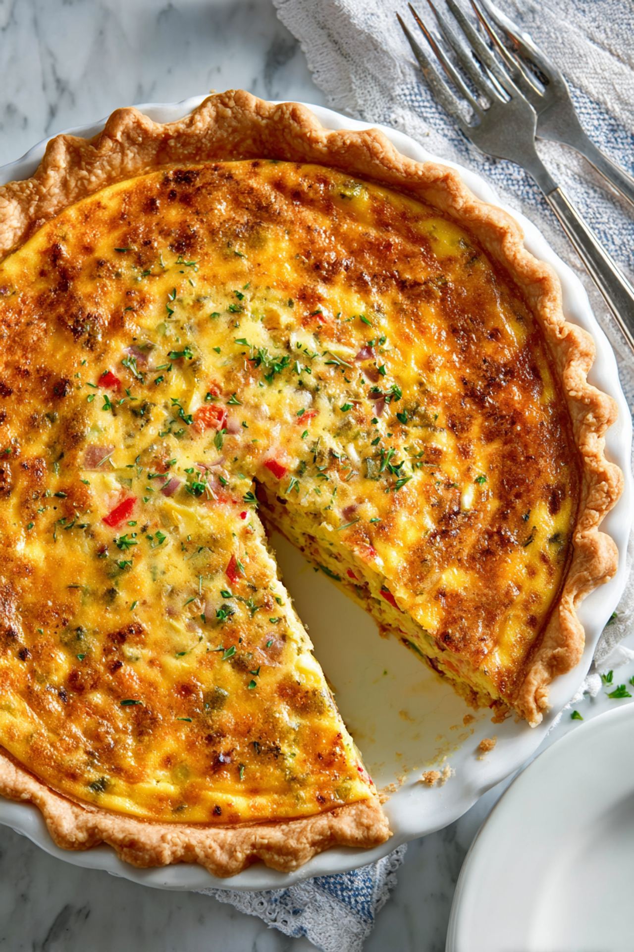 Western Omelet Quiche