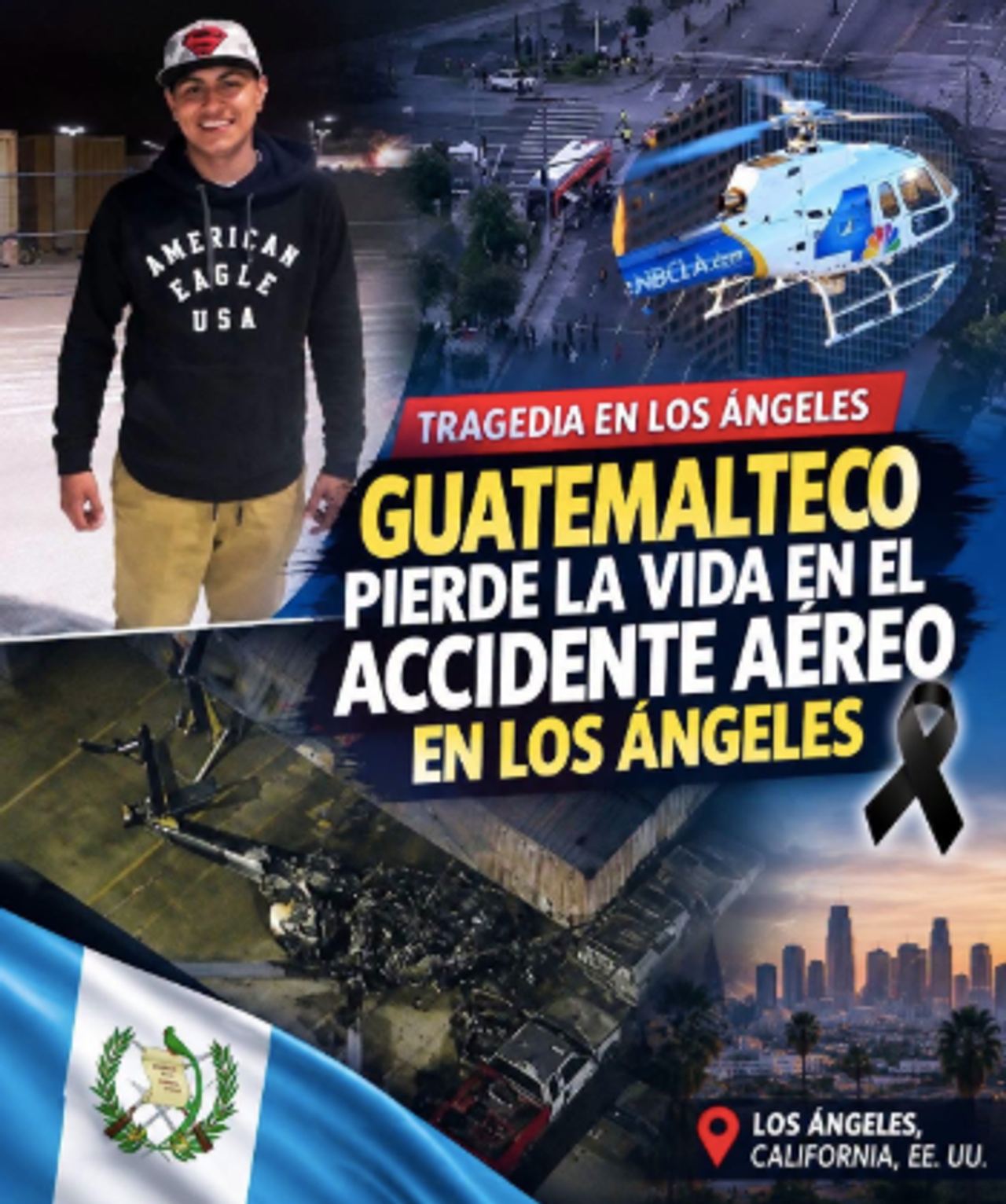 Gutiérrez Mejía had arrived in Los Angeles only hours before the September 15 crash that claimed his life. His death was later confirmed by the Los Angeles County Medical Examiner's Office, while the Guatemalan Consulate confirmed he was one of its nationals. | Source: GoFundMe/Edy Fernando Gutiérrez Mejía