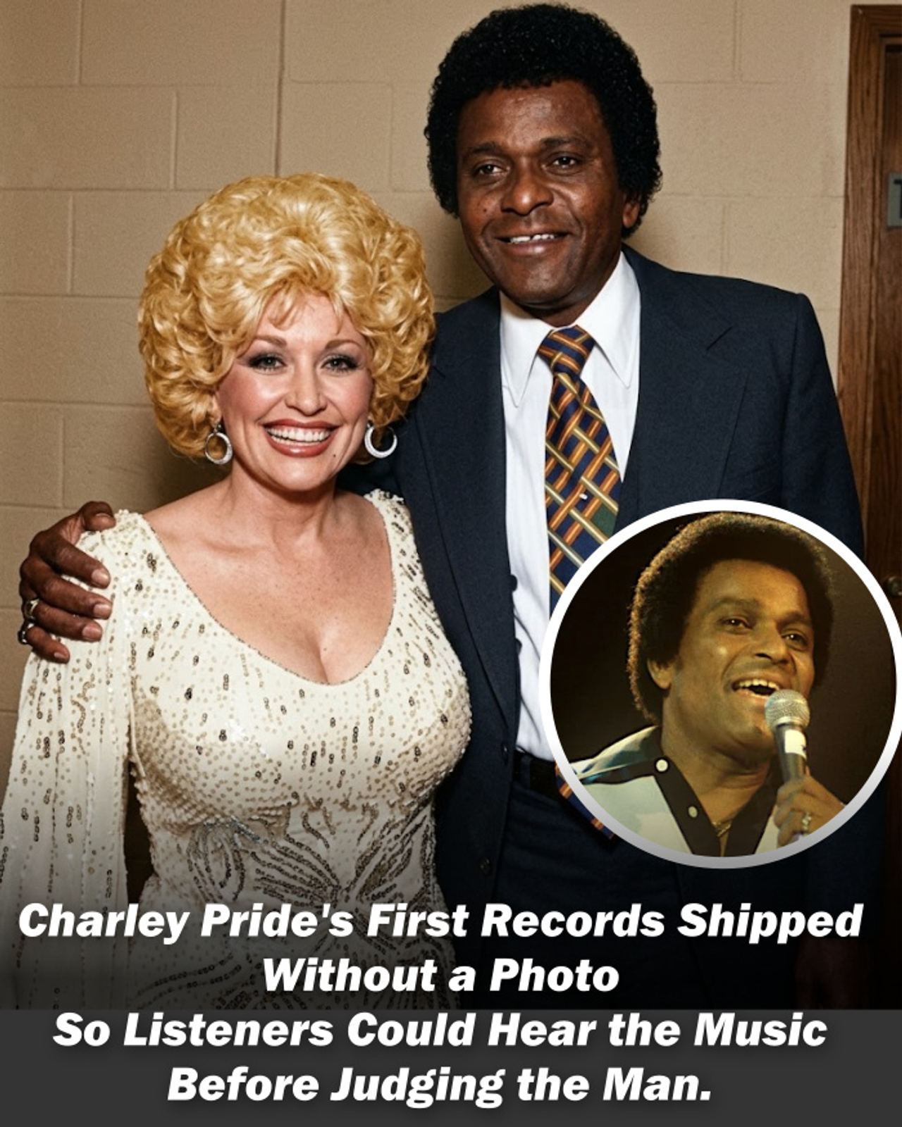 When RCA Records shipped Charley Pride’s early singles to radio stations, they deliberately left his photograph off the 