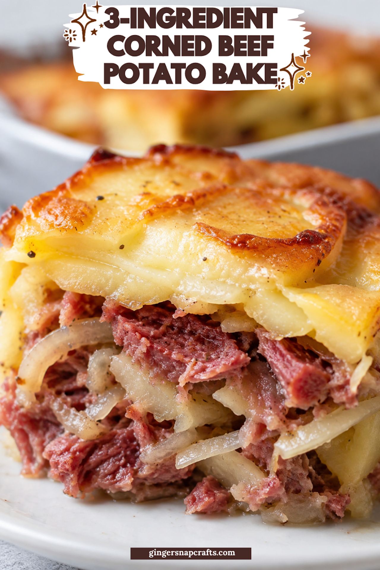 3-Ingredient Canned Corned Beef Potato Bake