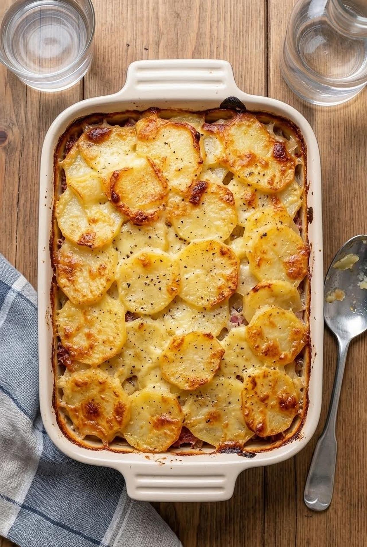 3-Ingredient Canned Corned Beef Potato Bake