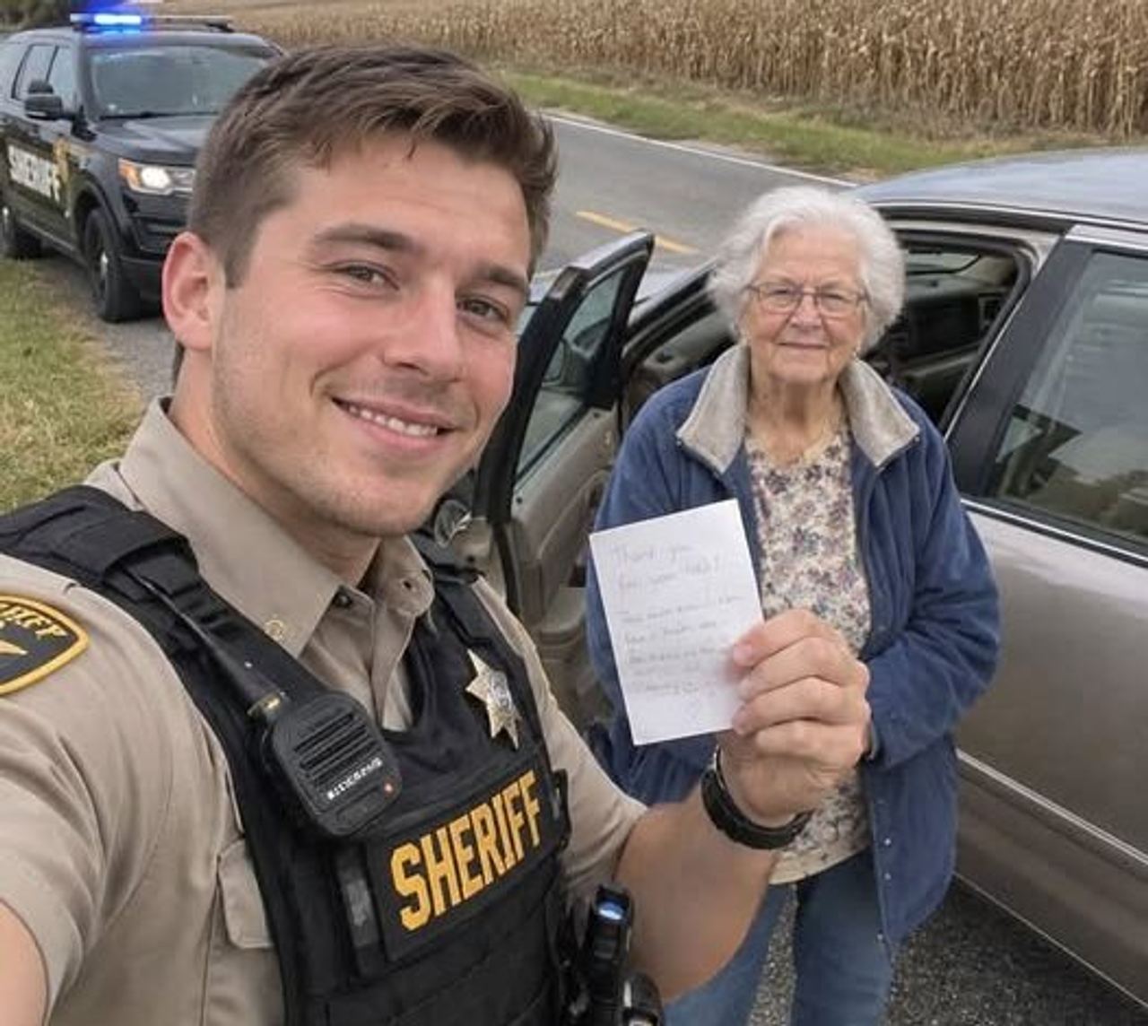 A Deputy Made My 71 Year Old Mother Stand in 91 Degree Heat for 40 Minutes Then She Asked Him to Say Her Name Over the R