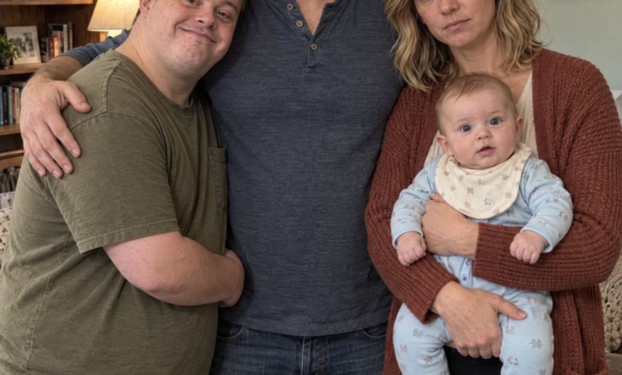 A Man’s Wife Said His Brother with Down Syndrome Was Too Unpredictable to Be Near Their Baby – One Night, They Heard a S