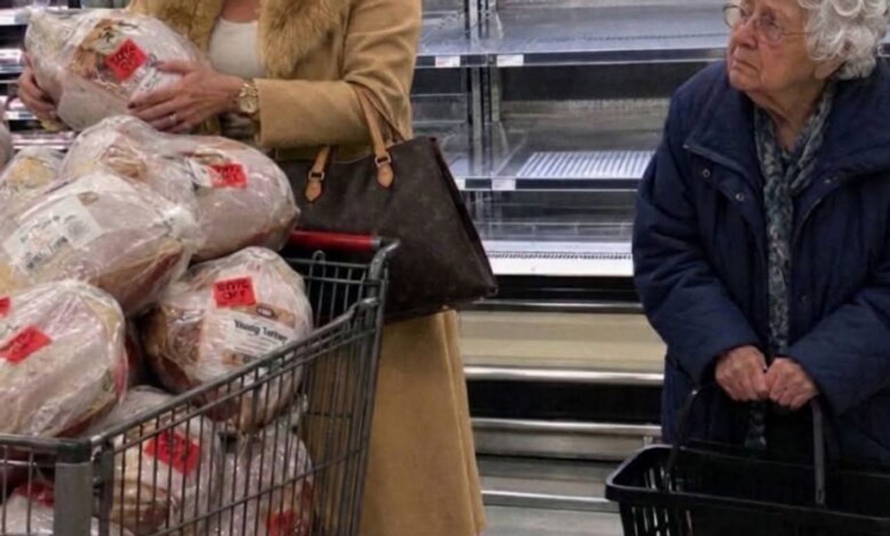 A Rich Woman Took Every Discounted Turkey While an Elderly Grandma Begged for Just One for Her Sick Grandson – Then a Ma