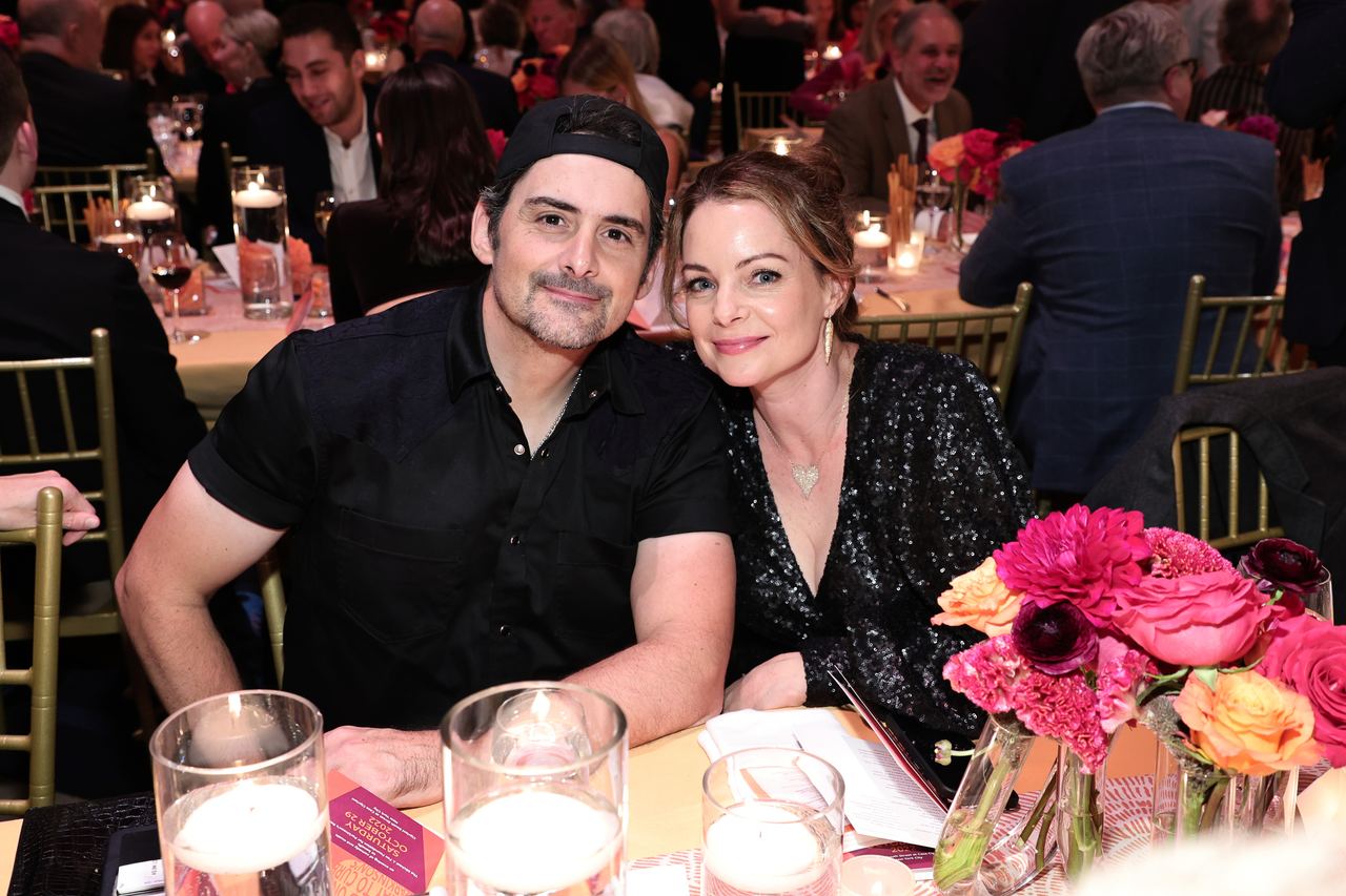 The couple kept their children away from the spotlight and built a long-lasting relationship. On this occasion, Brad Paisley and Kimberly Williams-Paisley attended "A Funny Thing Happened On The Way To Cure Parkinson's" at Cipriani South Street on October 29, 2022, in New York City. | Source: Getty Images