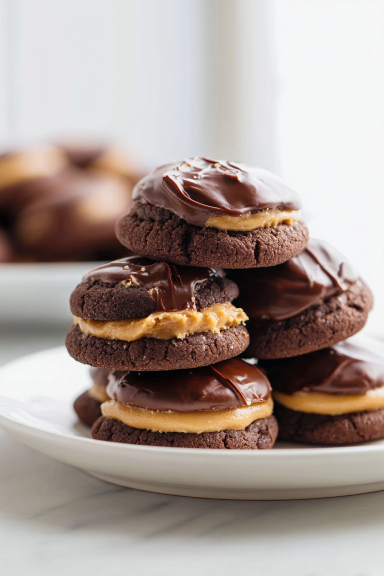 Buckeye Brownie Cookies