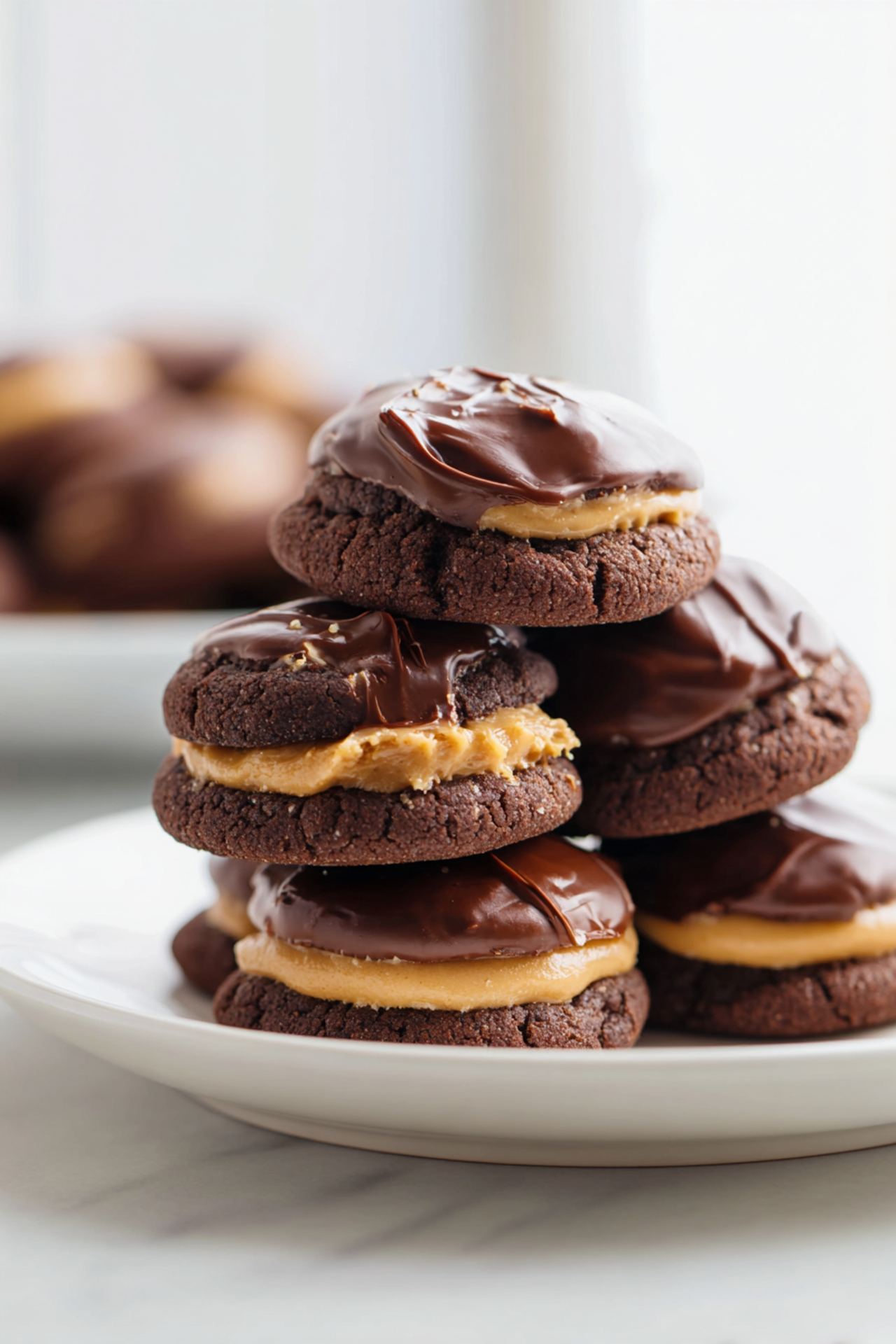 Buckeye Brownie Cookies
