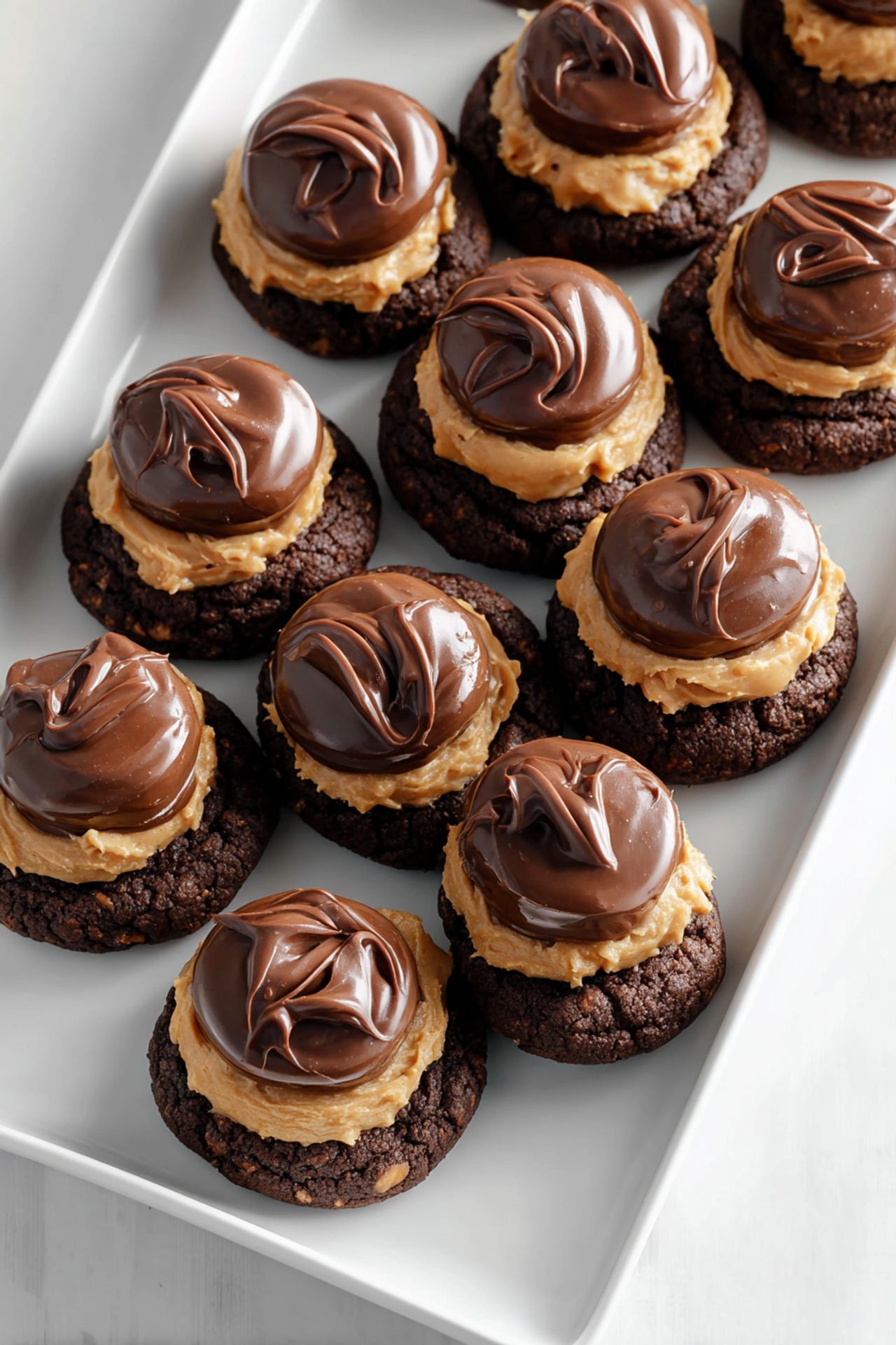 Buckeye Brownie Cookies