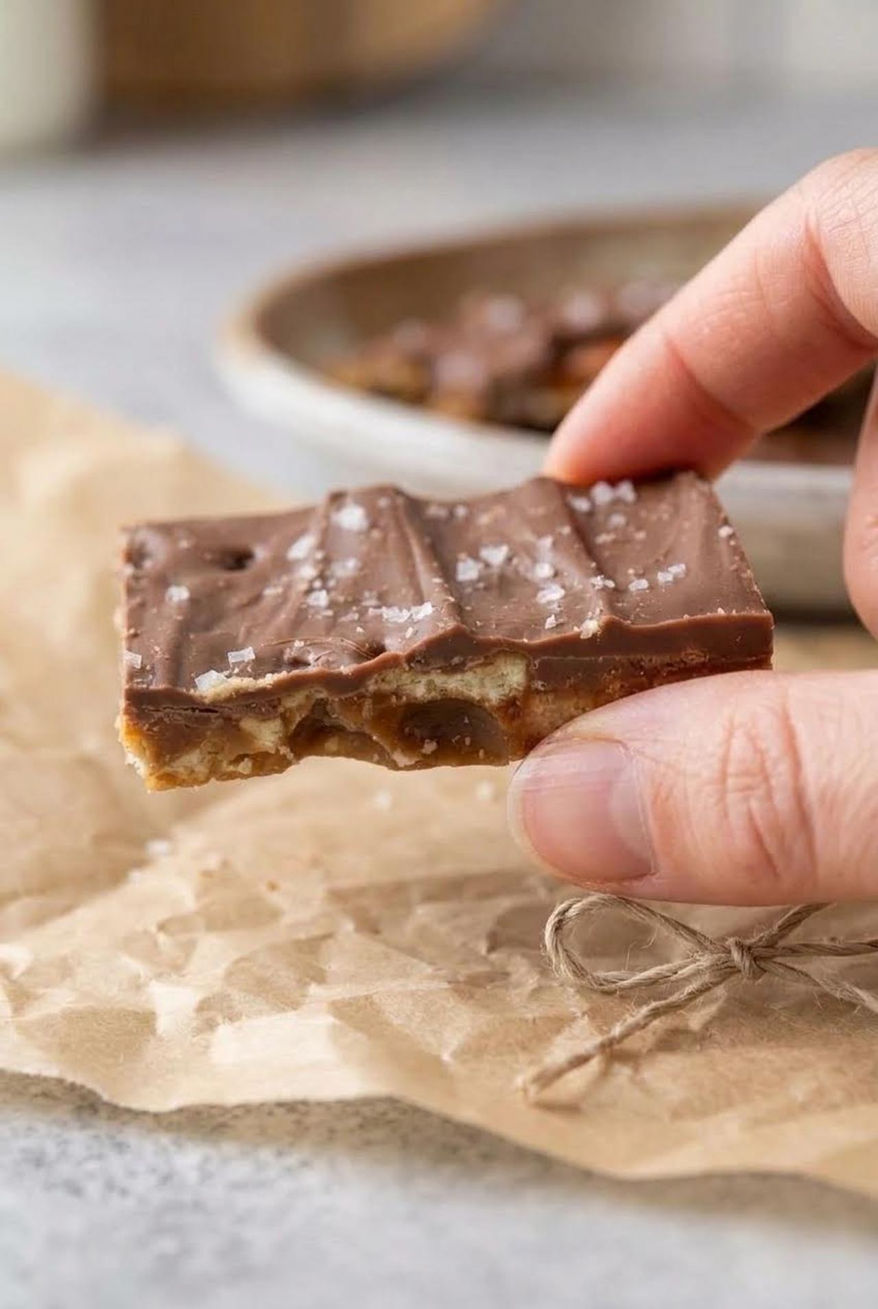 Chocolate Caramel Pretzel Bars