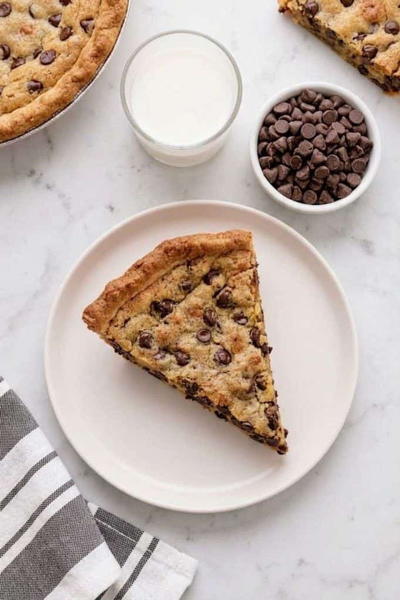 Chocolate Chip Cookie Pie