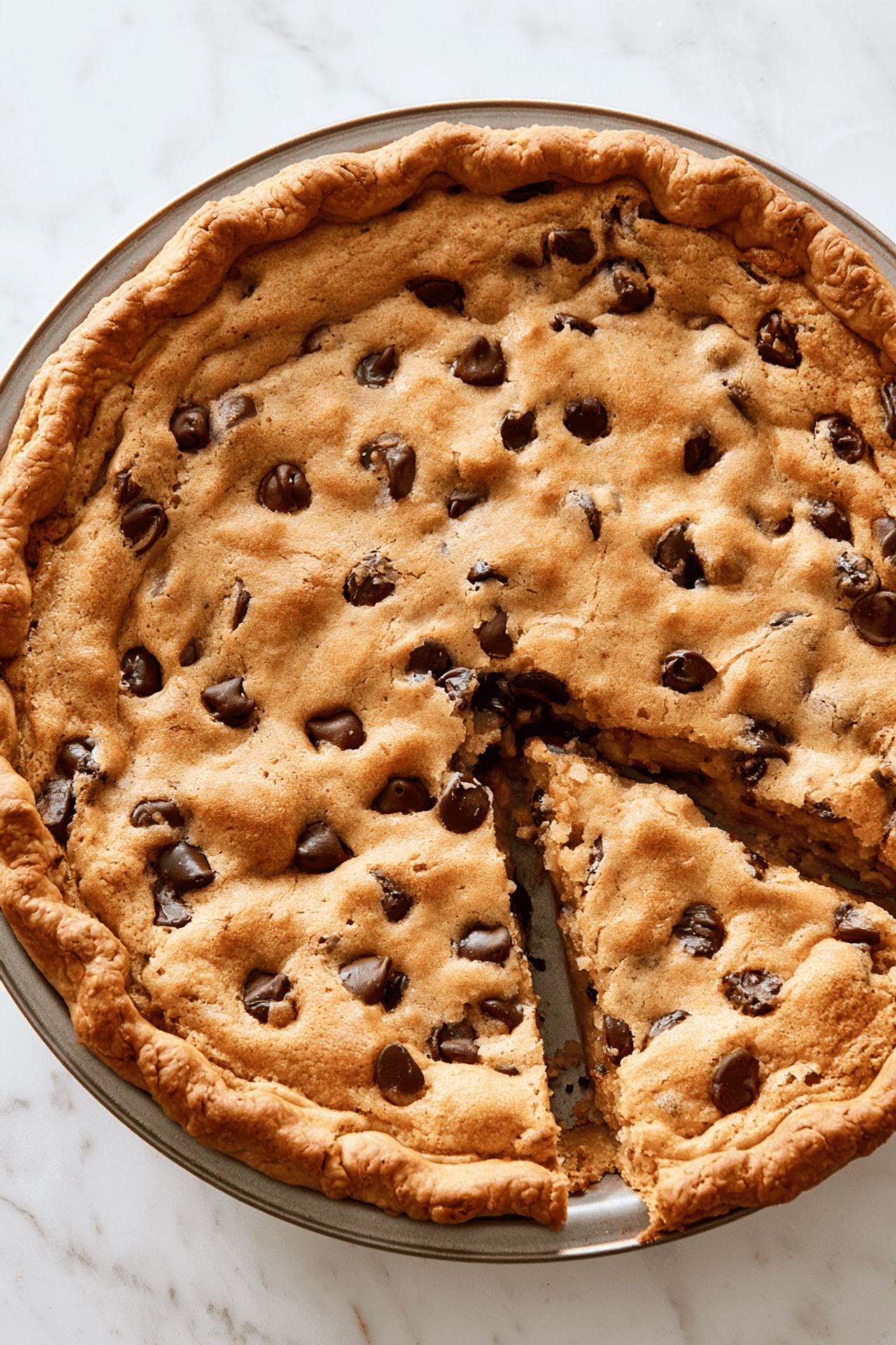 Chocolate Chip Cookie Pie