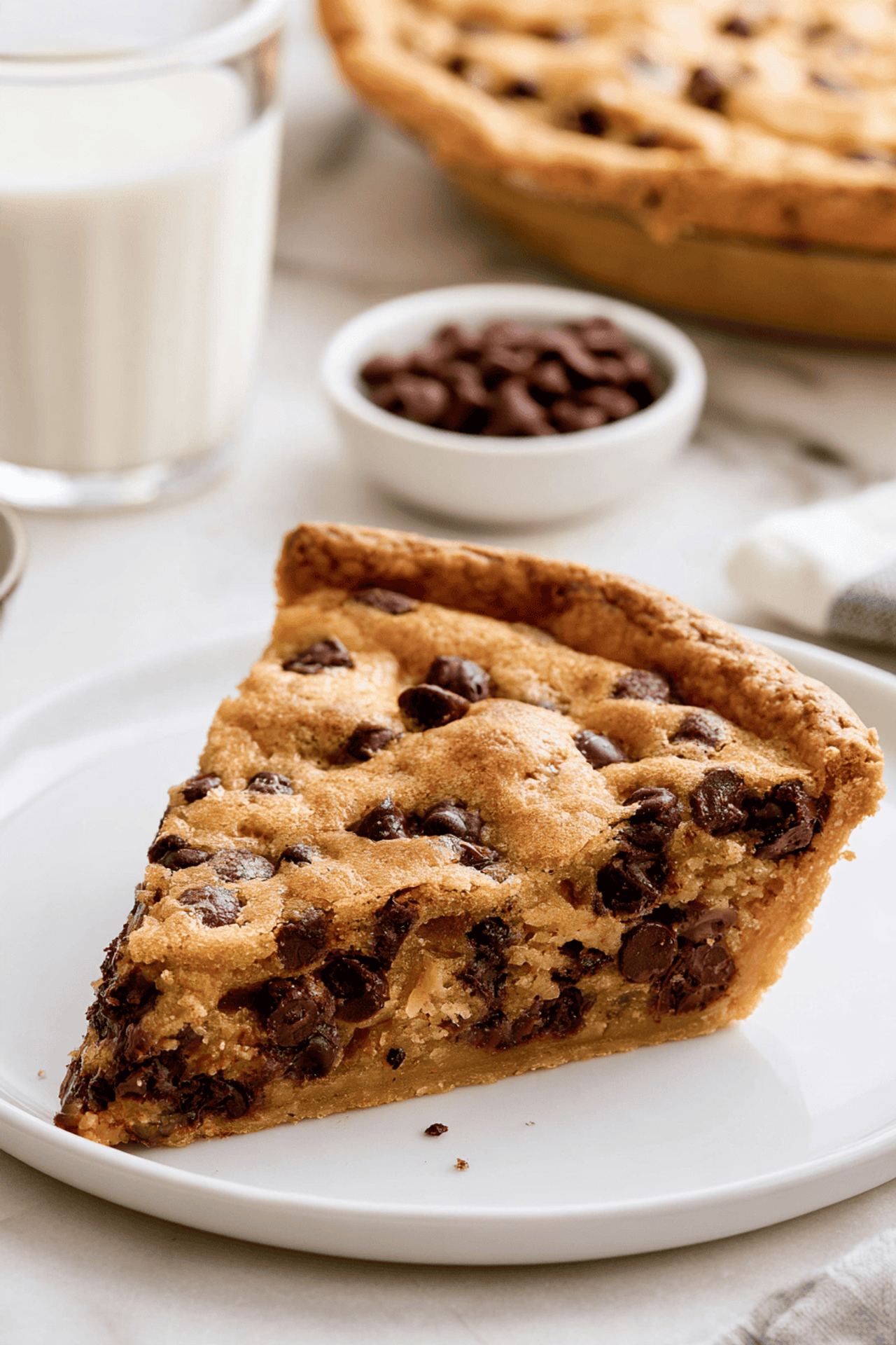 Chocolate Chip Cookie Pie