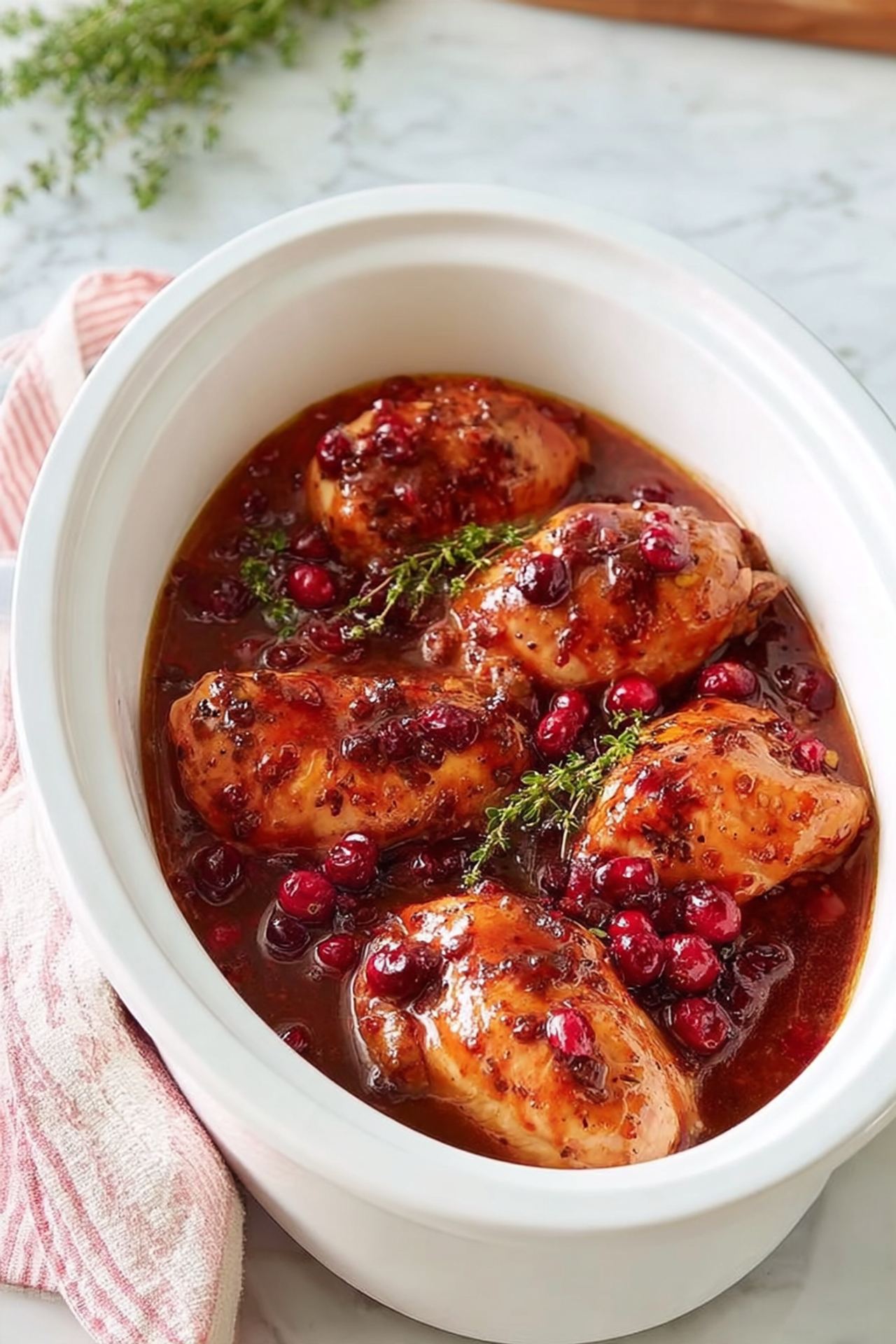 Country-Style Cranberry Chicken