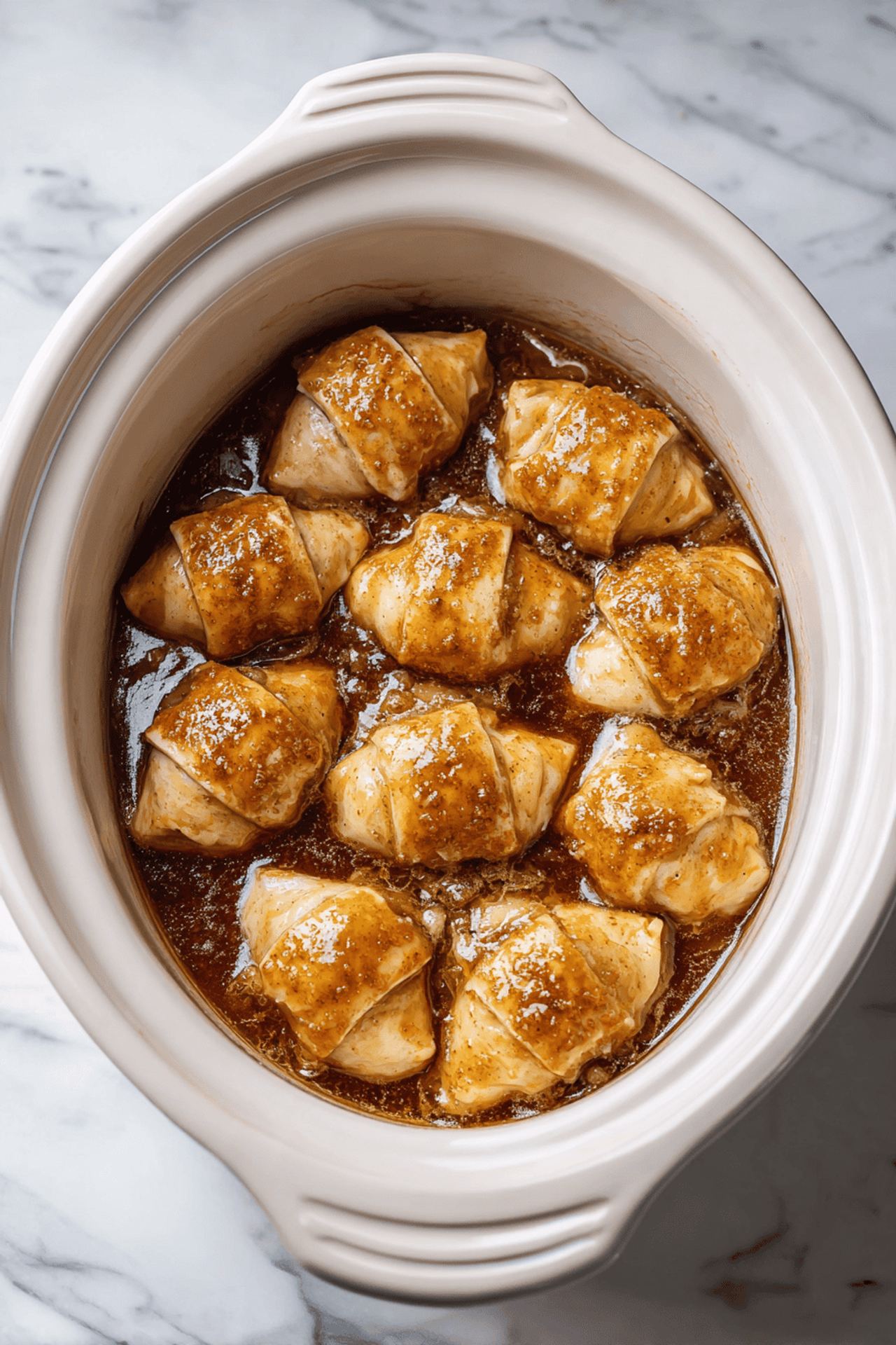 Crock Pot Apple Dumplings