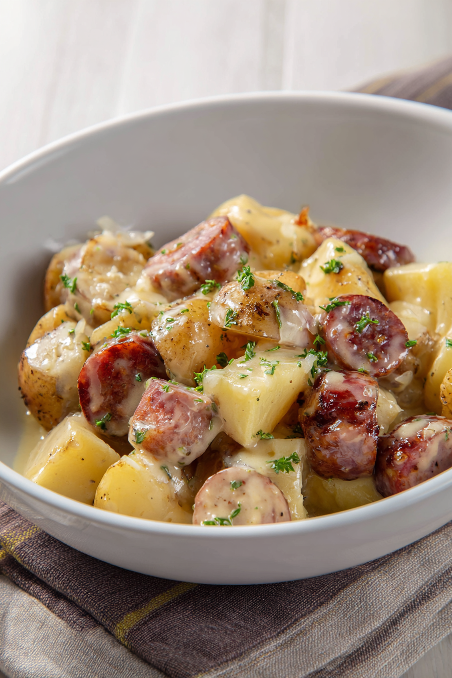 Crockpot Sausage and Potatoes