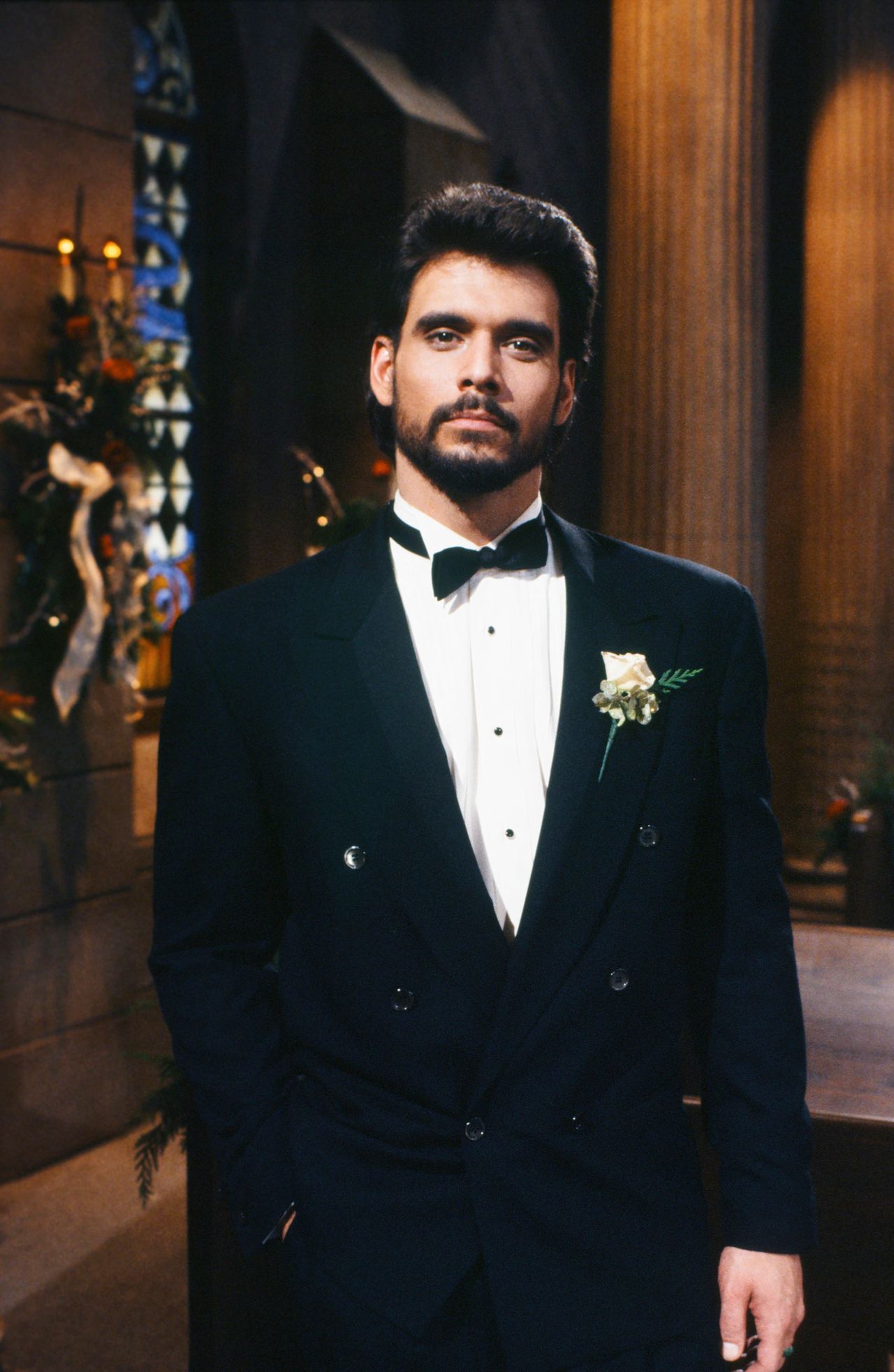 Robert Kelker-Kelly appears as Bo Brady in a "Days of Our Lives" wedding scene. The actor, who played Bo from 1992 to 1995, was 62 when he died in Missouri on October 3, 2026. | Source: Getty Images