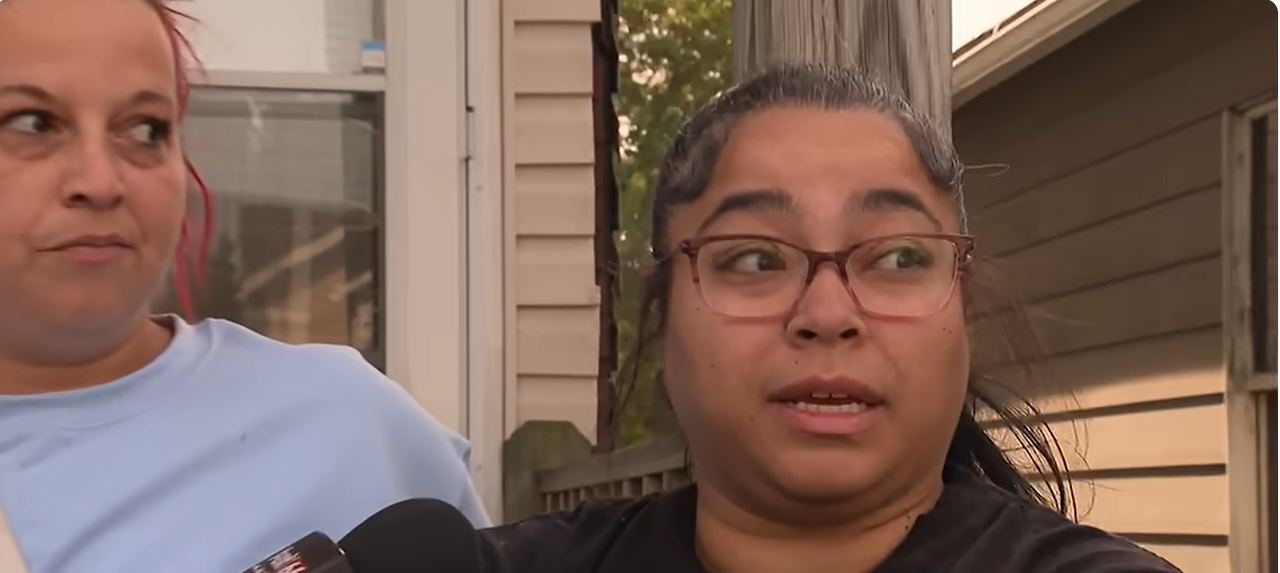 Two women speak with a reporter outside a home as they describe the aftermath of the deadly shooting in Erie, Pennsylvania. One woman appears visibly emotional as she recounts the tragedy that claimed eight lives, leaving relatives and neighbors struggling to process the loss. | Source: YouTube/ CBS Pittsburgh
