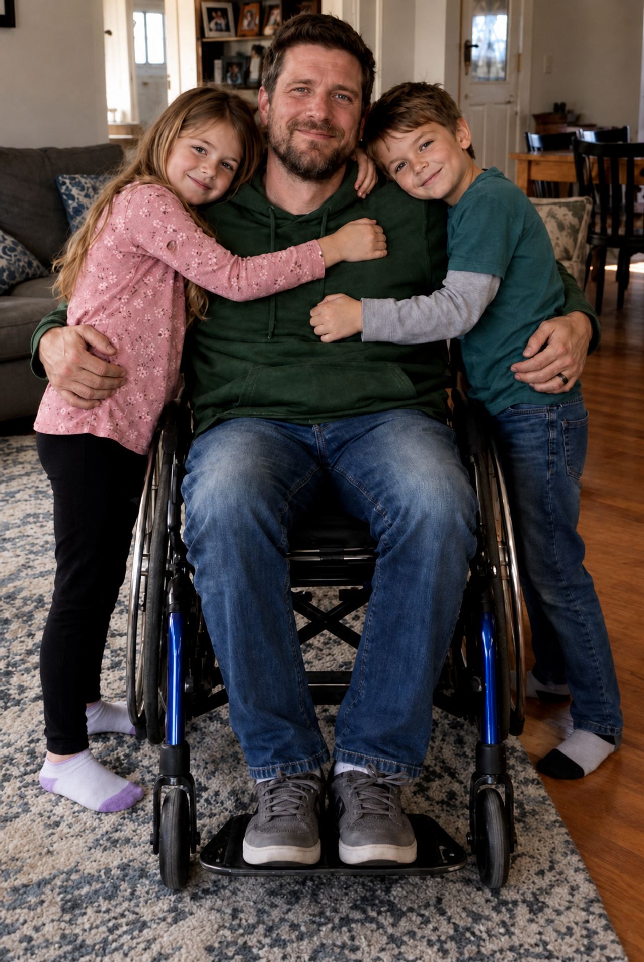 Five years after my wife left me in a wheelchair to raise our twins on my own, I fell for 