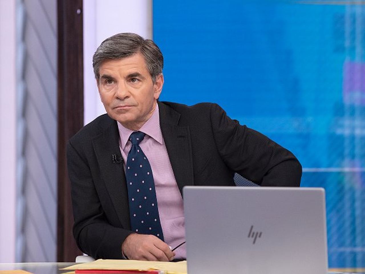 George Stephanopolous on "Good Morning America" on March 3, 2020. | Source: Getty Images