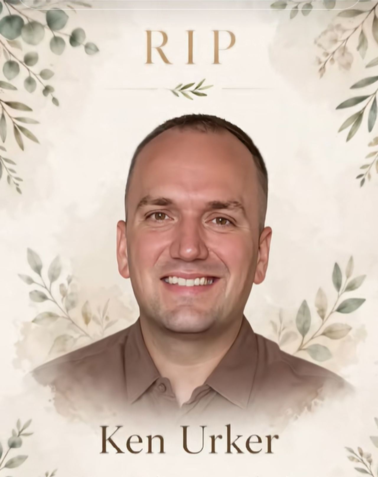A tribute image honors Ken Urker following his death as new details emerge about what deputies found at his Louisiana home. | Source: TikTok/Justice Junction