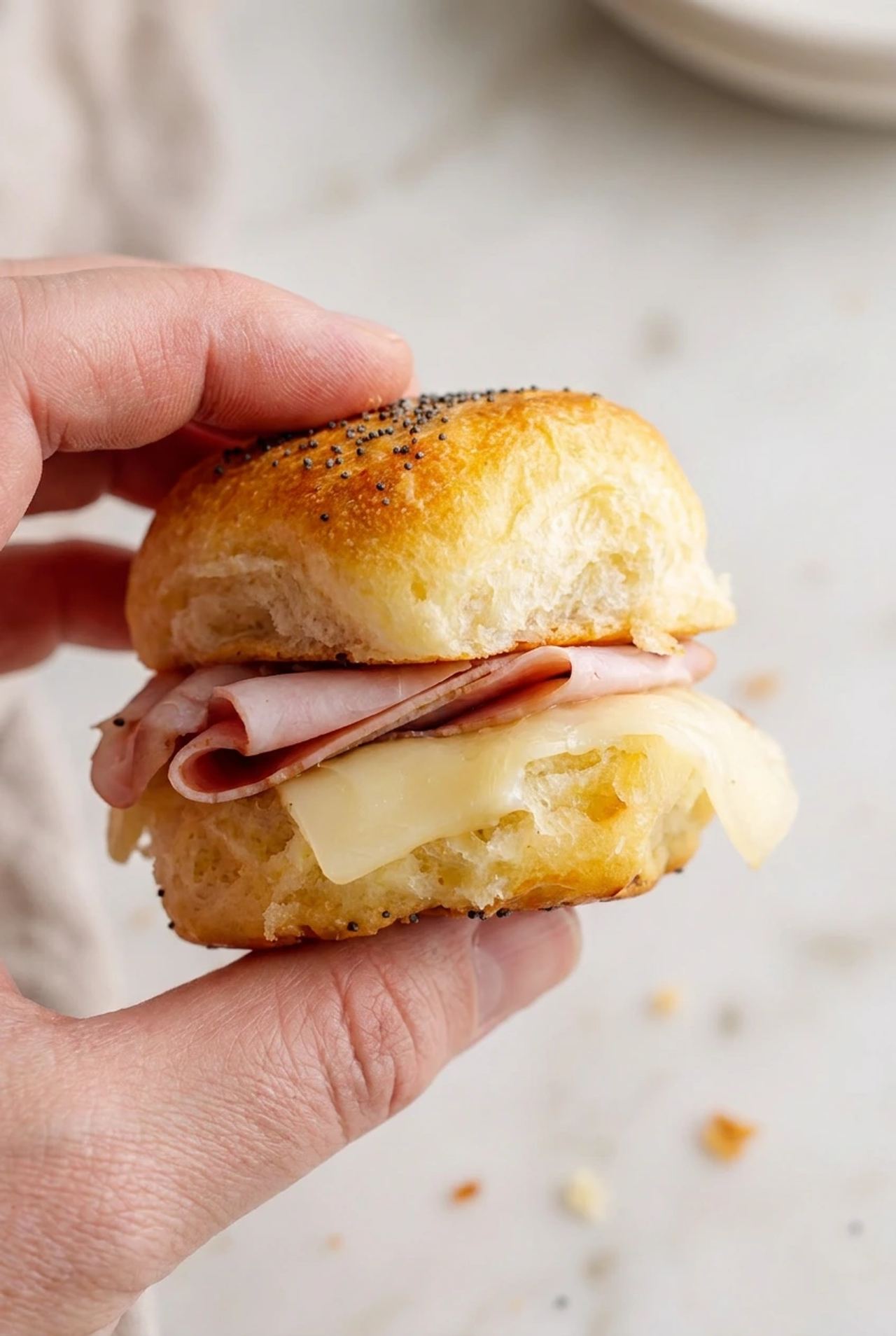 Ham and Swiss Biscuit Sliders