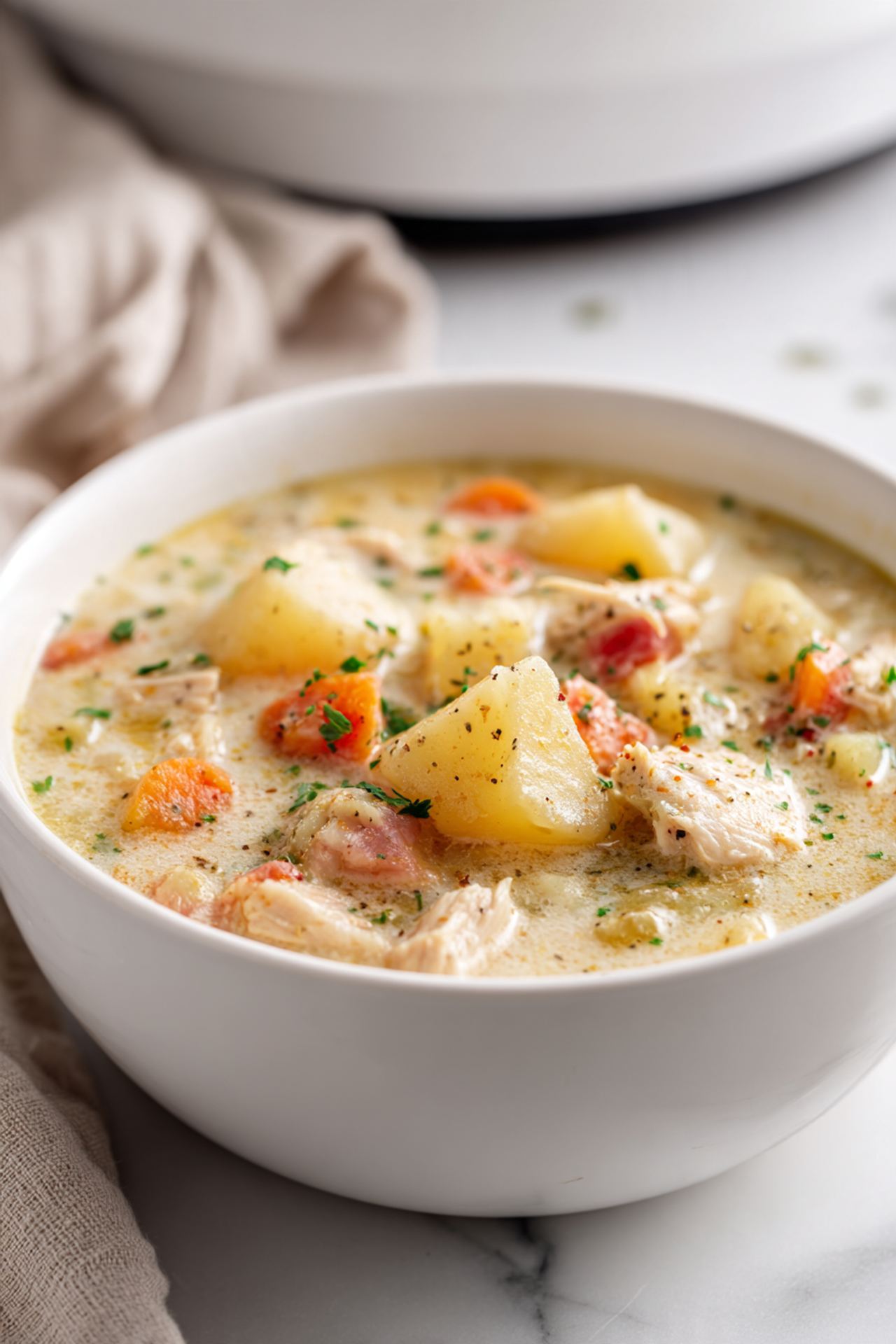 Homestyle Chicken Potato Soup
