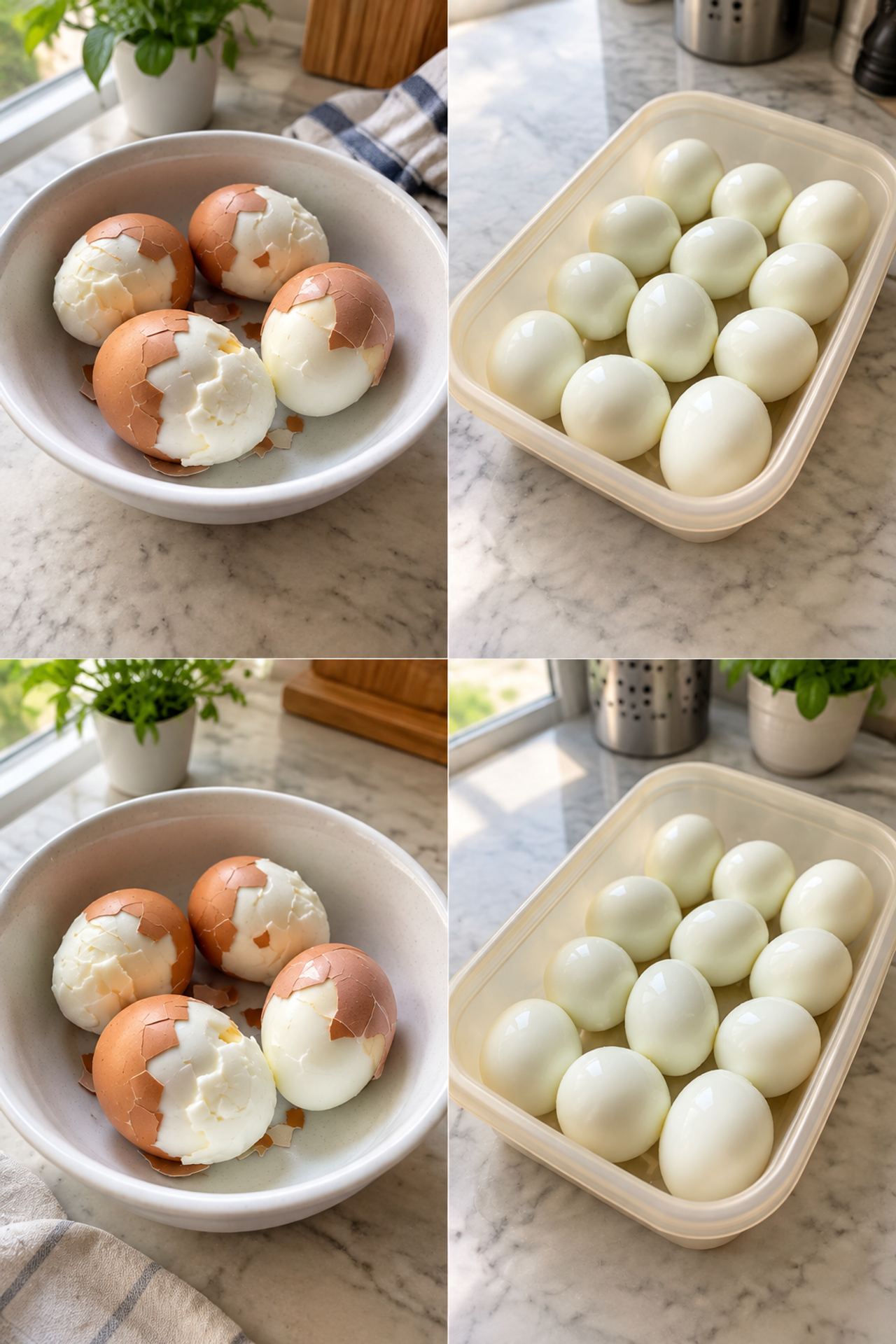 Literally EVERYONE knows this easy trick for perfectly peeled hard-boiled eggs. How do you