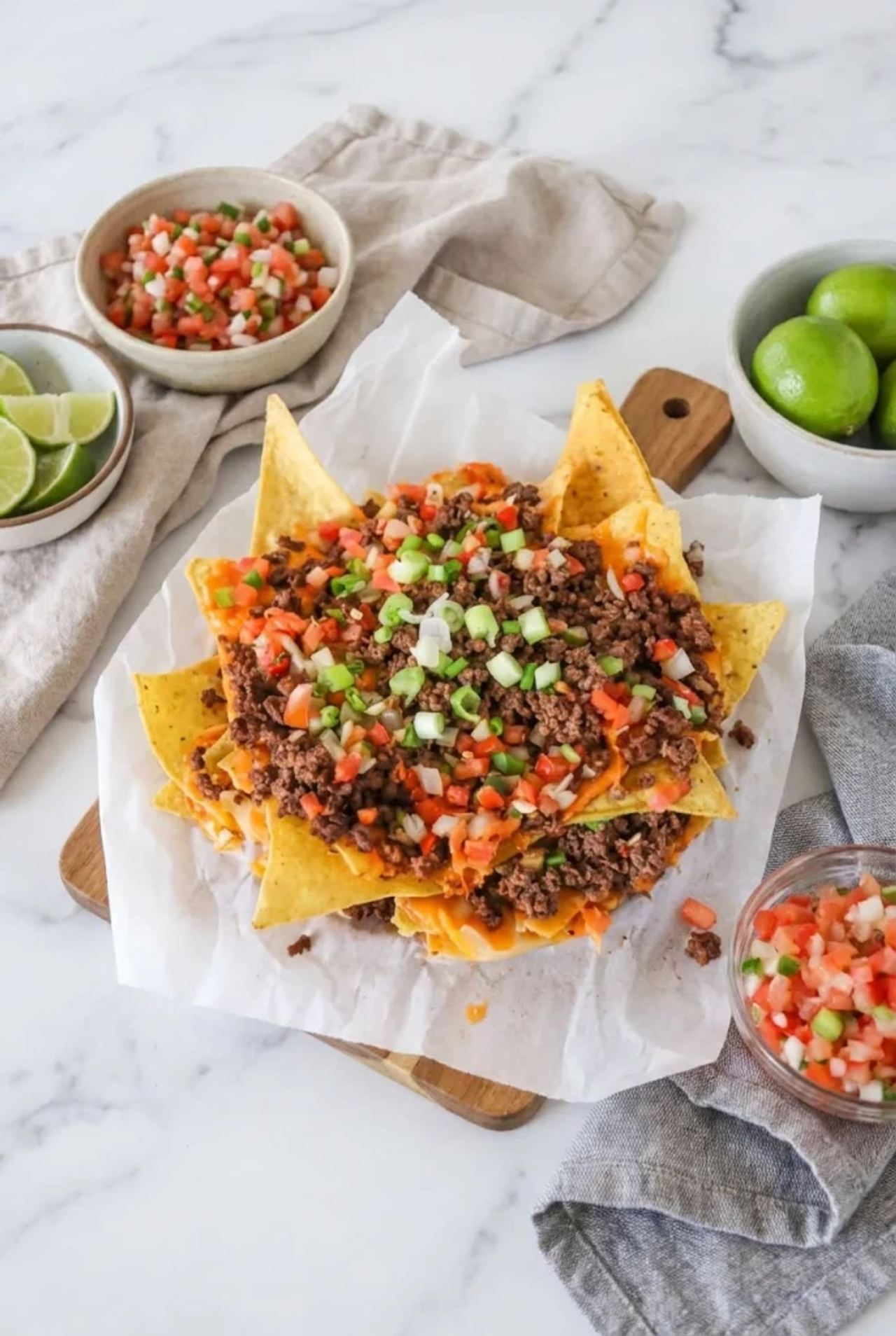 Loaded Air Fryer Nachos