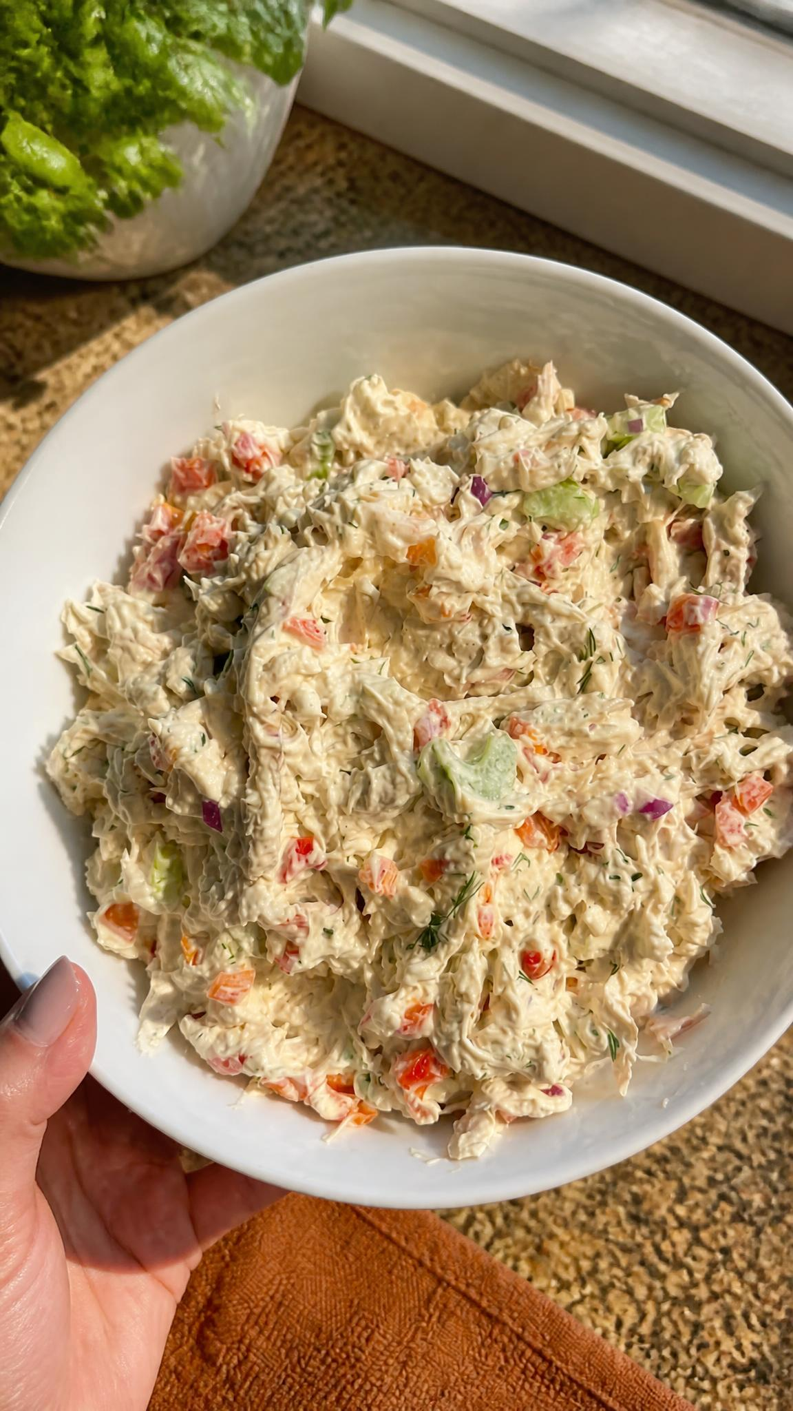 "Love this salad .. made it every week for 4 weeks straight.. can't get enough! I might ju