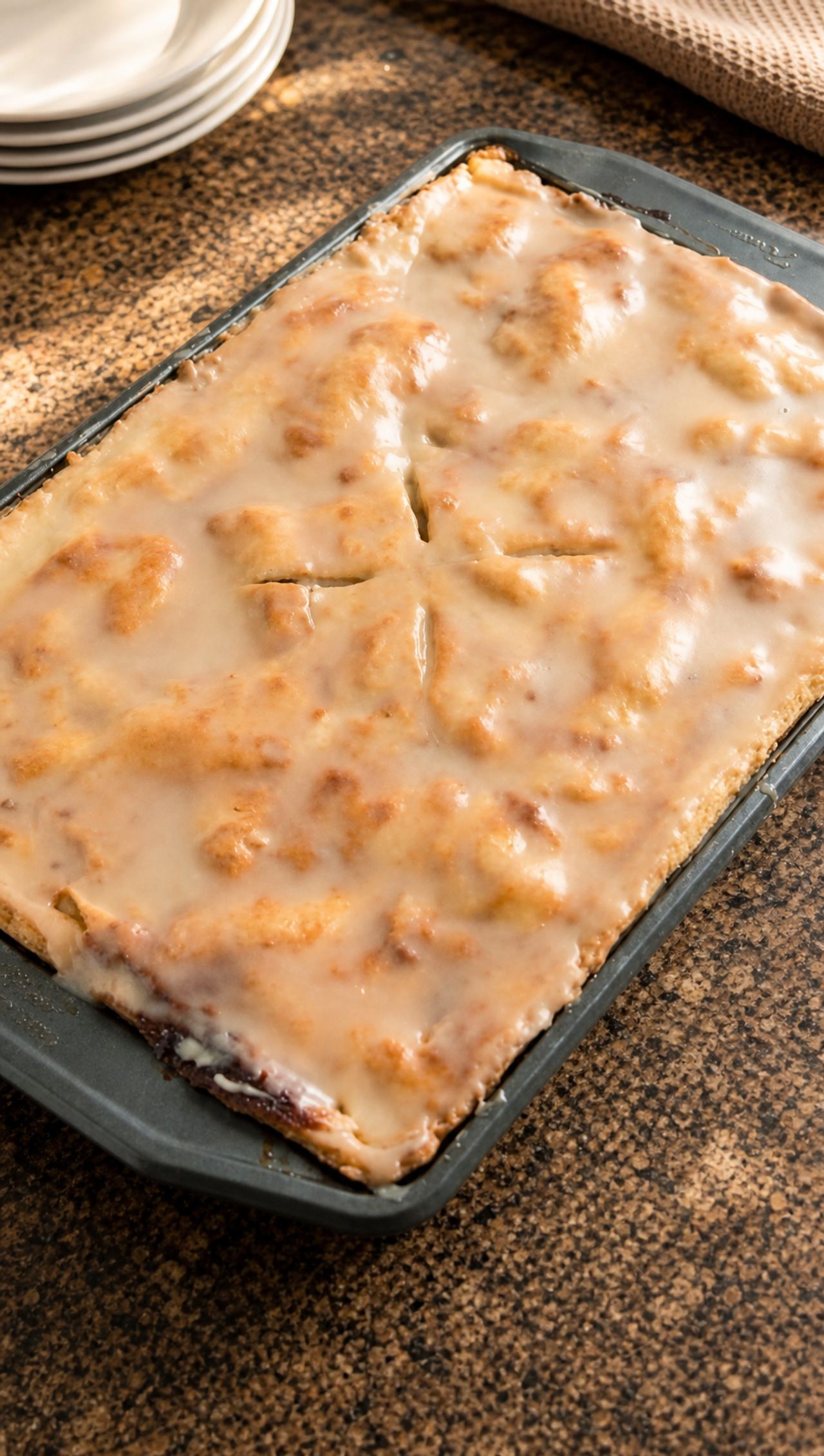 Mom's Flat Apple Pie tastes like fried apple pies, but even better! 😍🍏