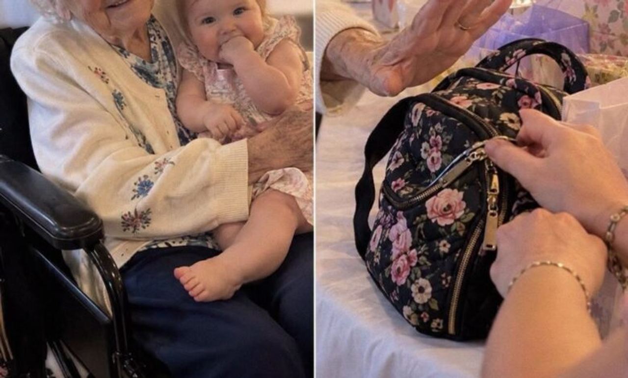 My 101-Year-Old Grandmother Couldn’t Walk but Refused to Miss My Daughter’s First Birthday – She Arrived with a Bag on H