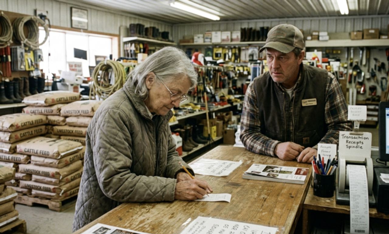 My 74-Year-Old Mother Wrote Six Numbers on a Receipt—And the Store Manager Turned Pale When He Recognized Them