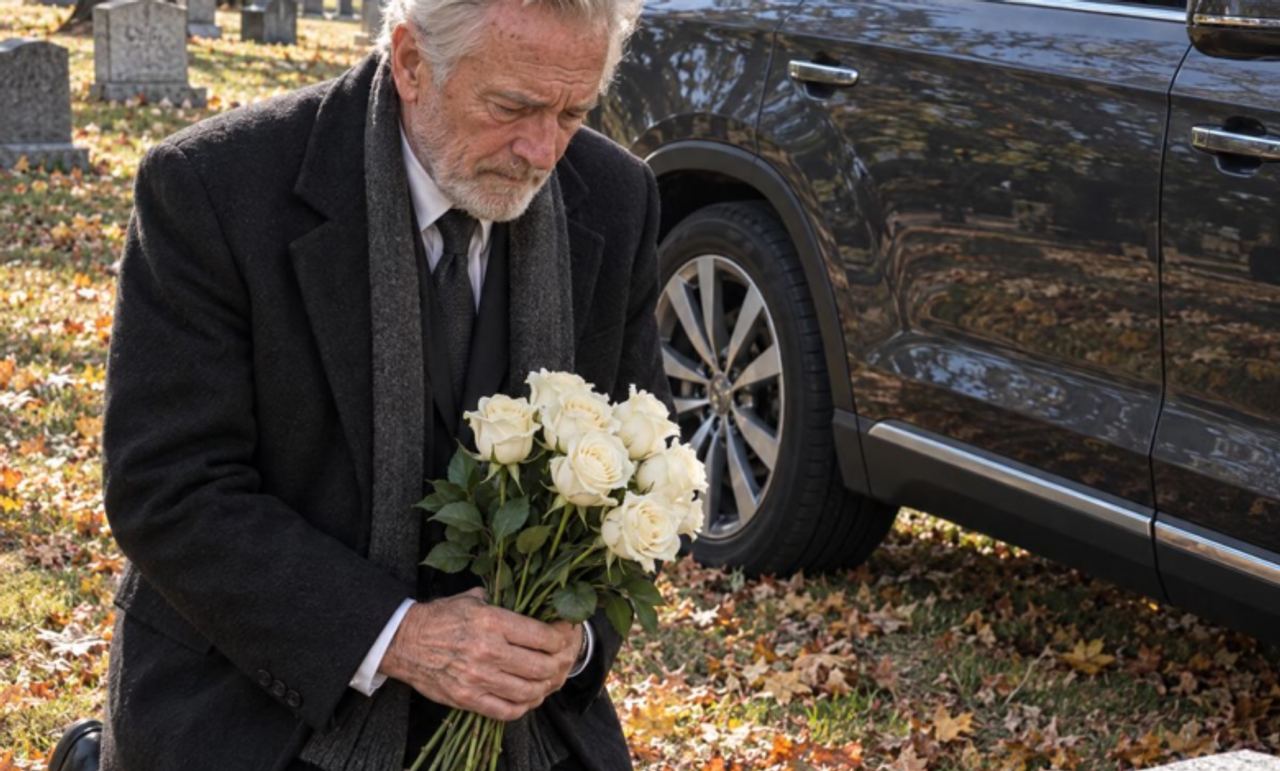 My daughter and son-in-law abandoned me at my wife’s grave, 190 miles from home. “You’re a burden. Walk home,” he texted