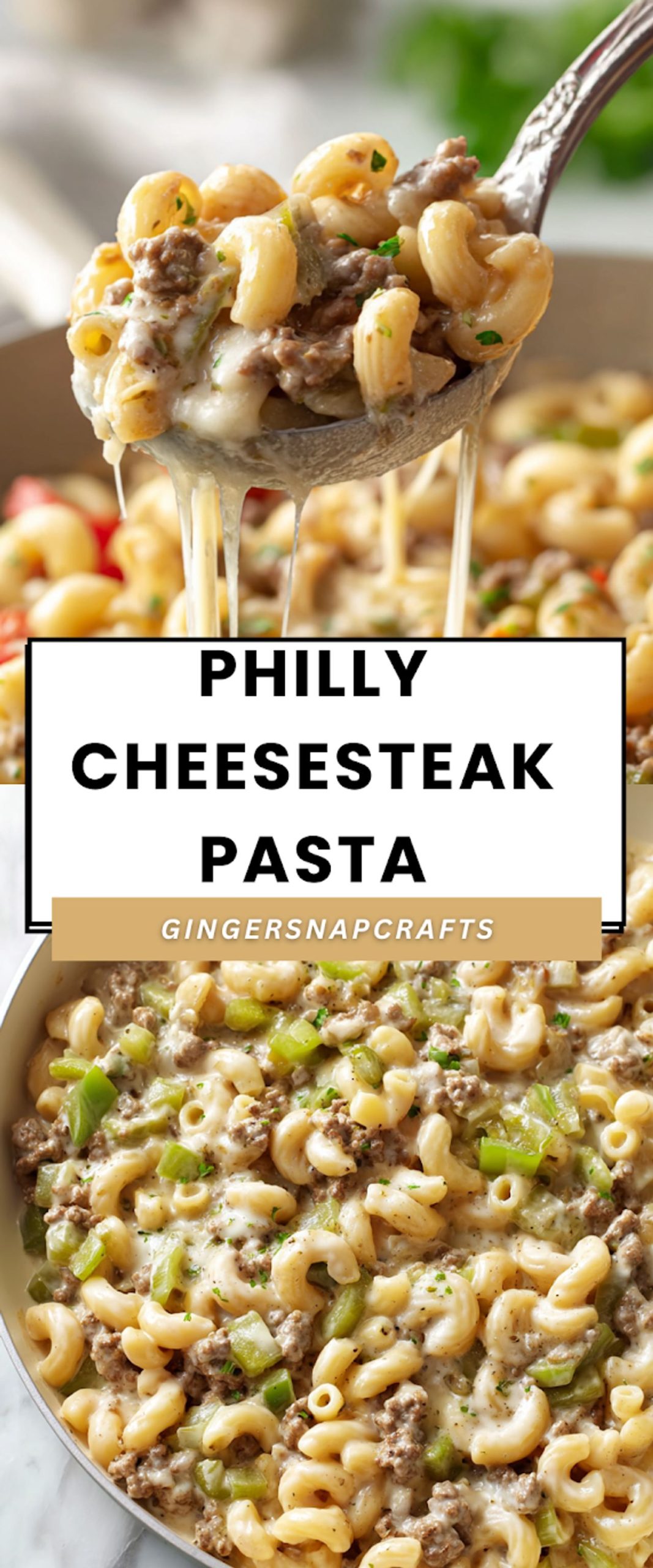 Philly Cheesesteak Pasta