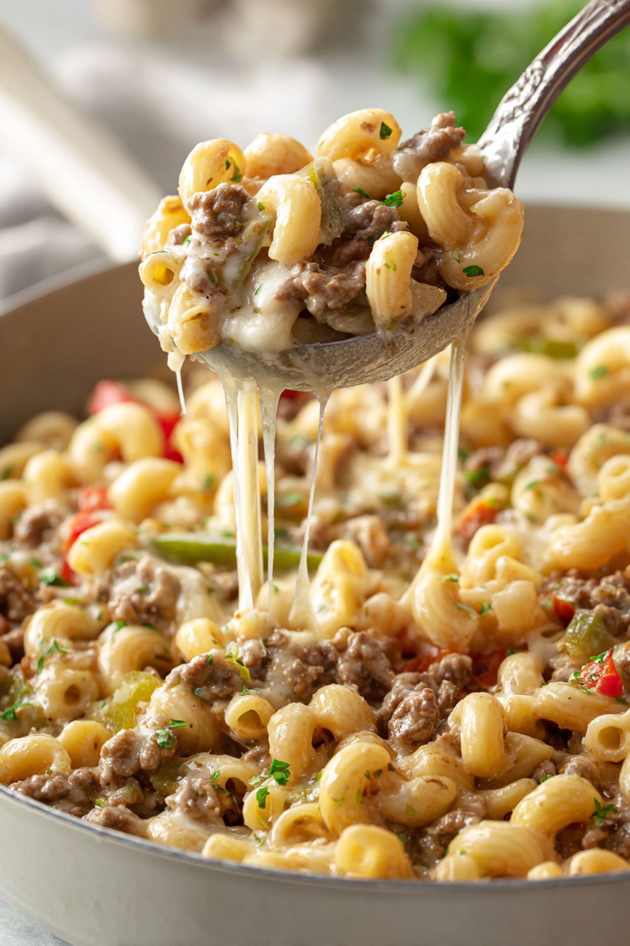 Philly Cheesesteak Pasta