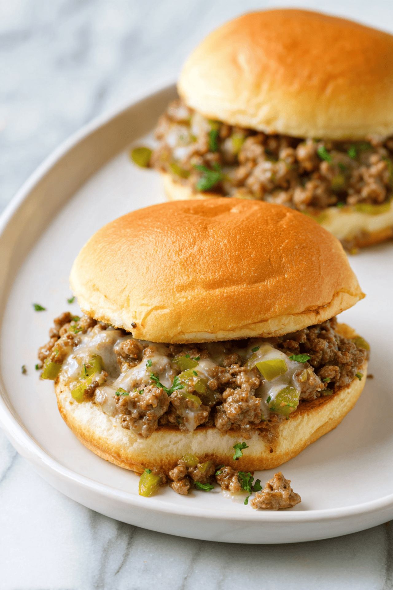 Philly Cheesesteak Sloppy Joes