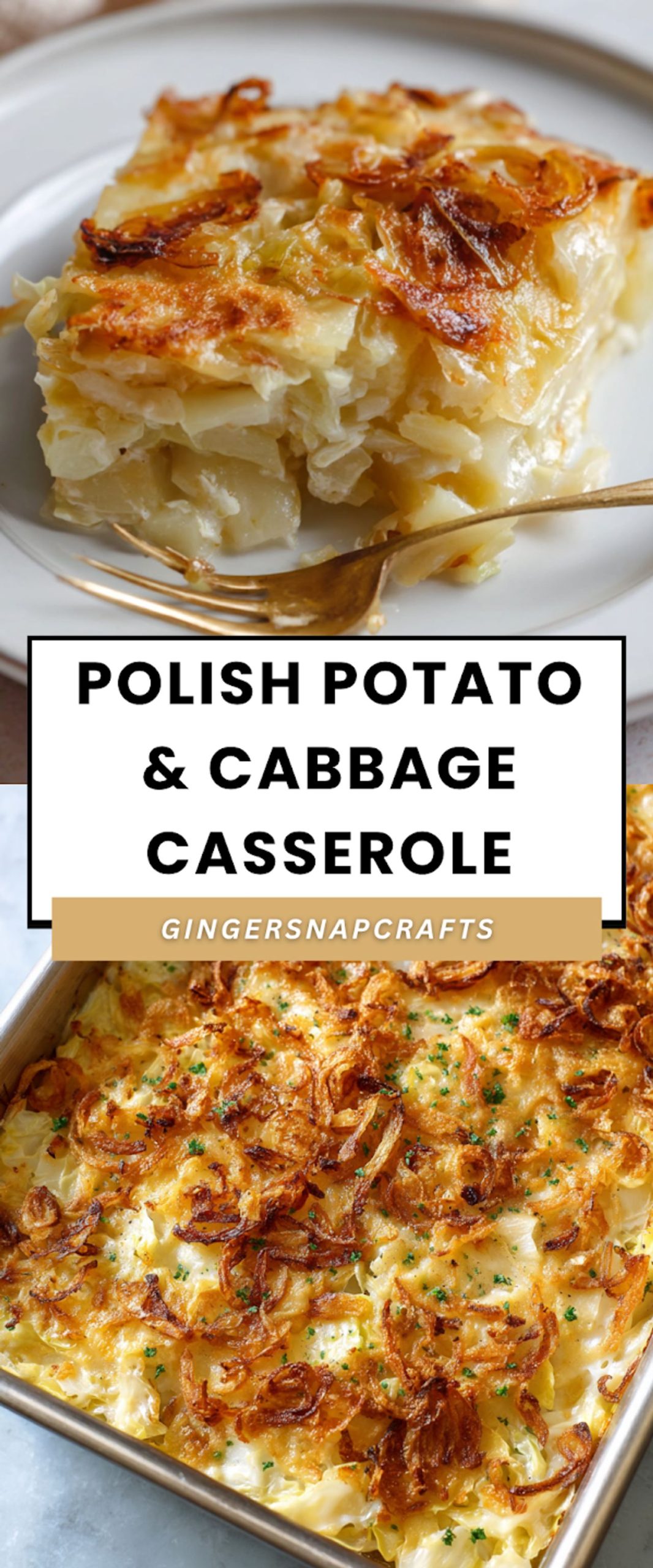 Polish Potato & Cabbage Casserole