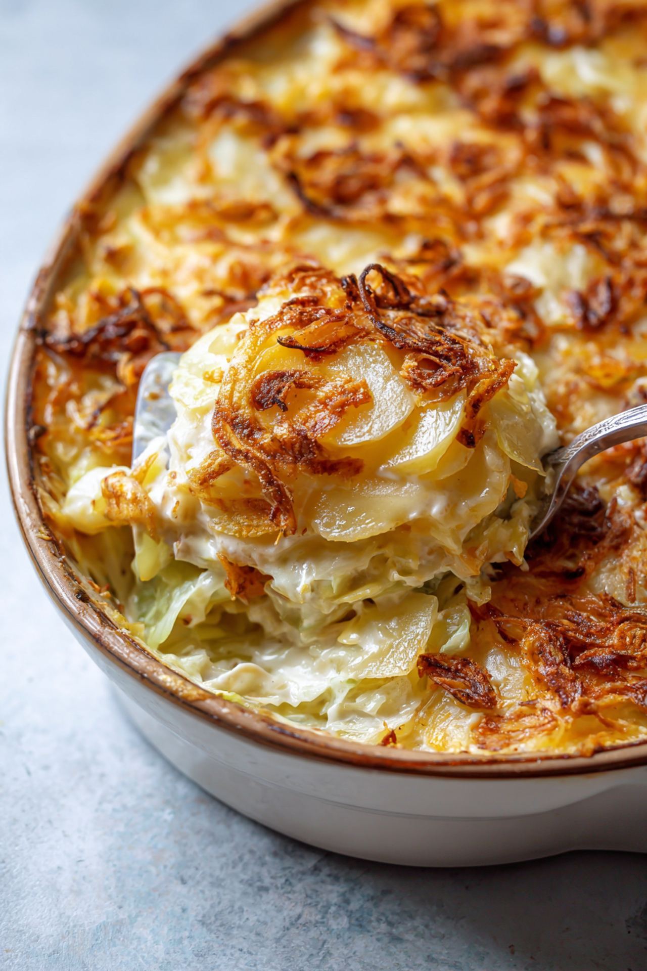 Polish Potato & Cabbage Casserole