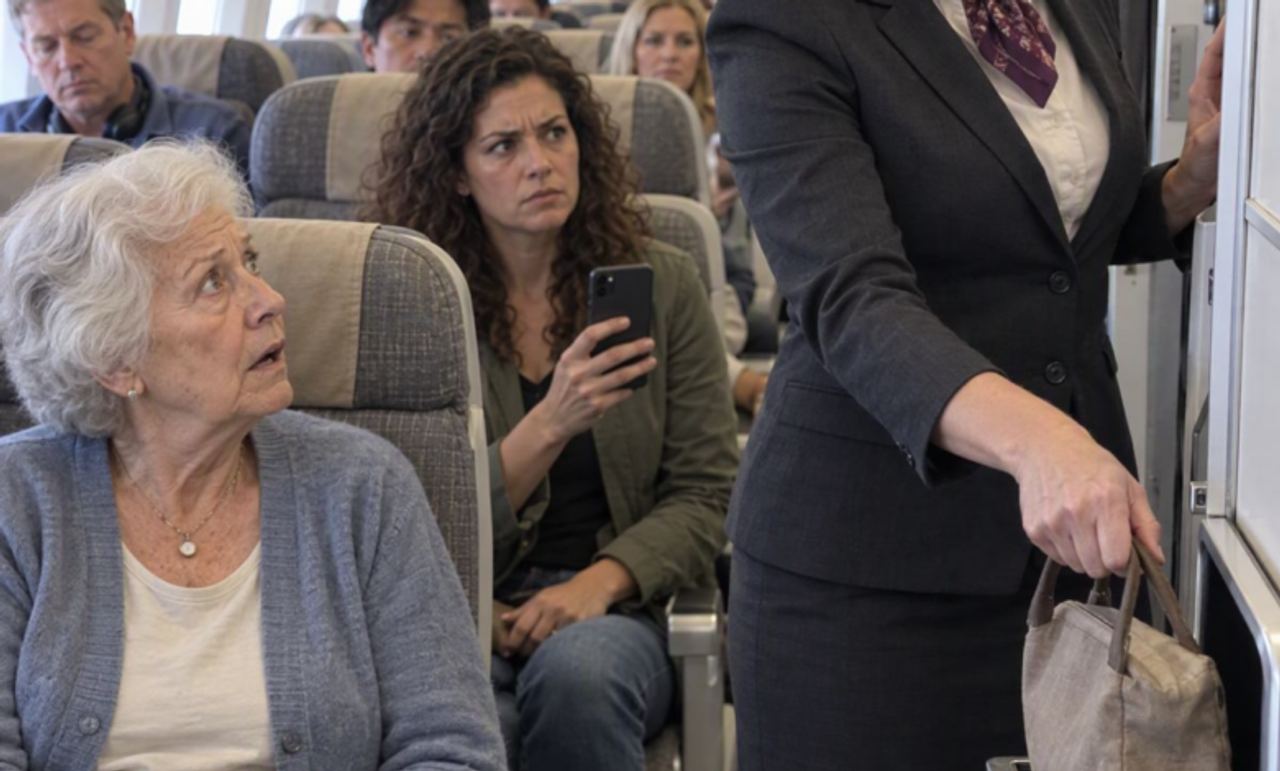 She Threw Away My Food in First Class and Thought I Was Nobody. By the Time the Plane Landed, I Learned Why My Granddaug
