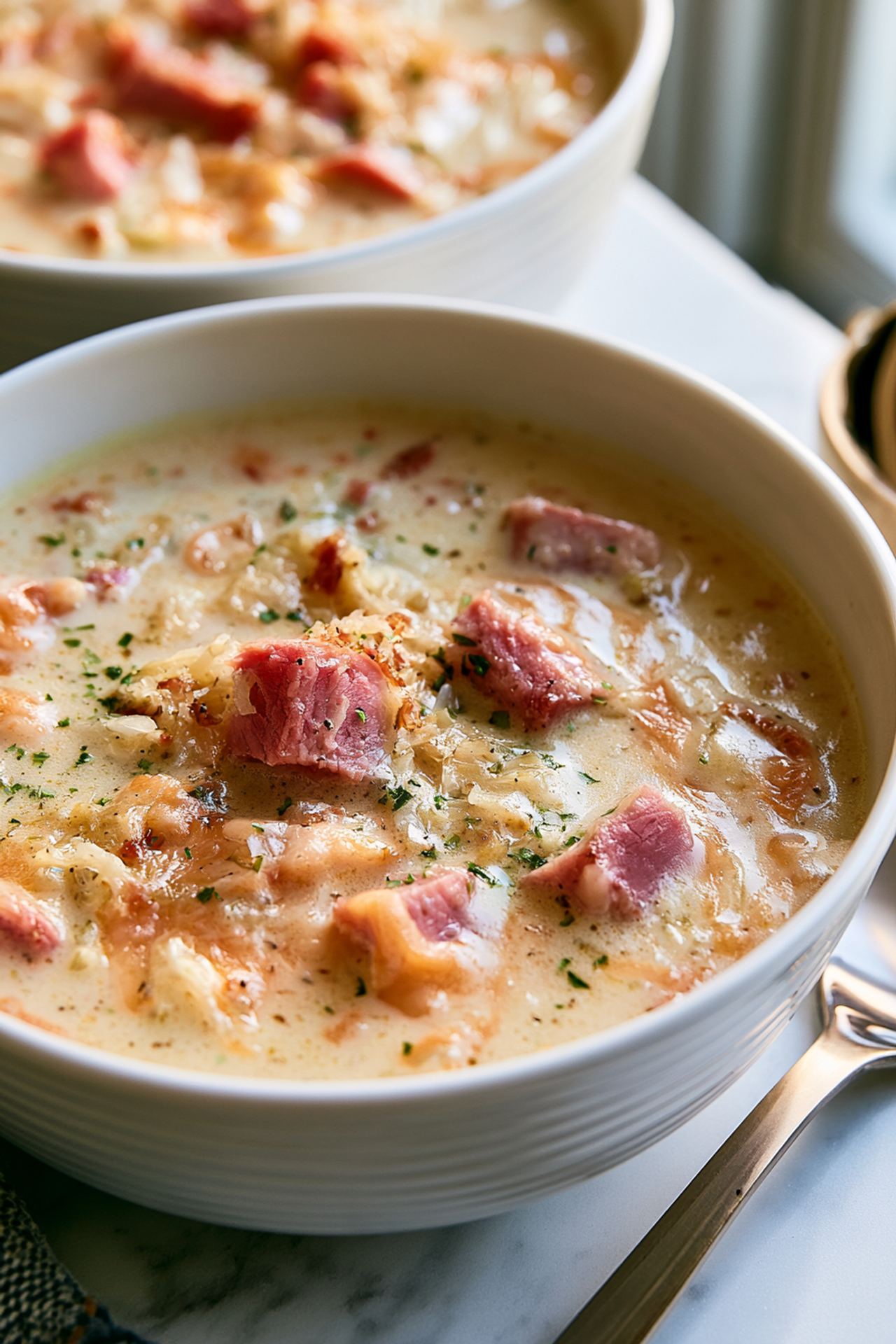 Slow Cooker Creamy Reuben Soup