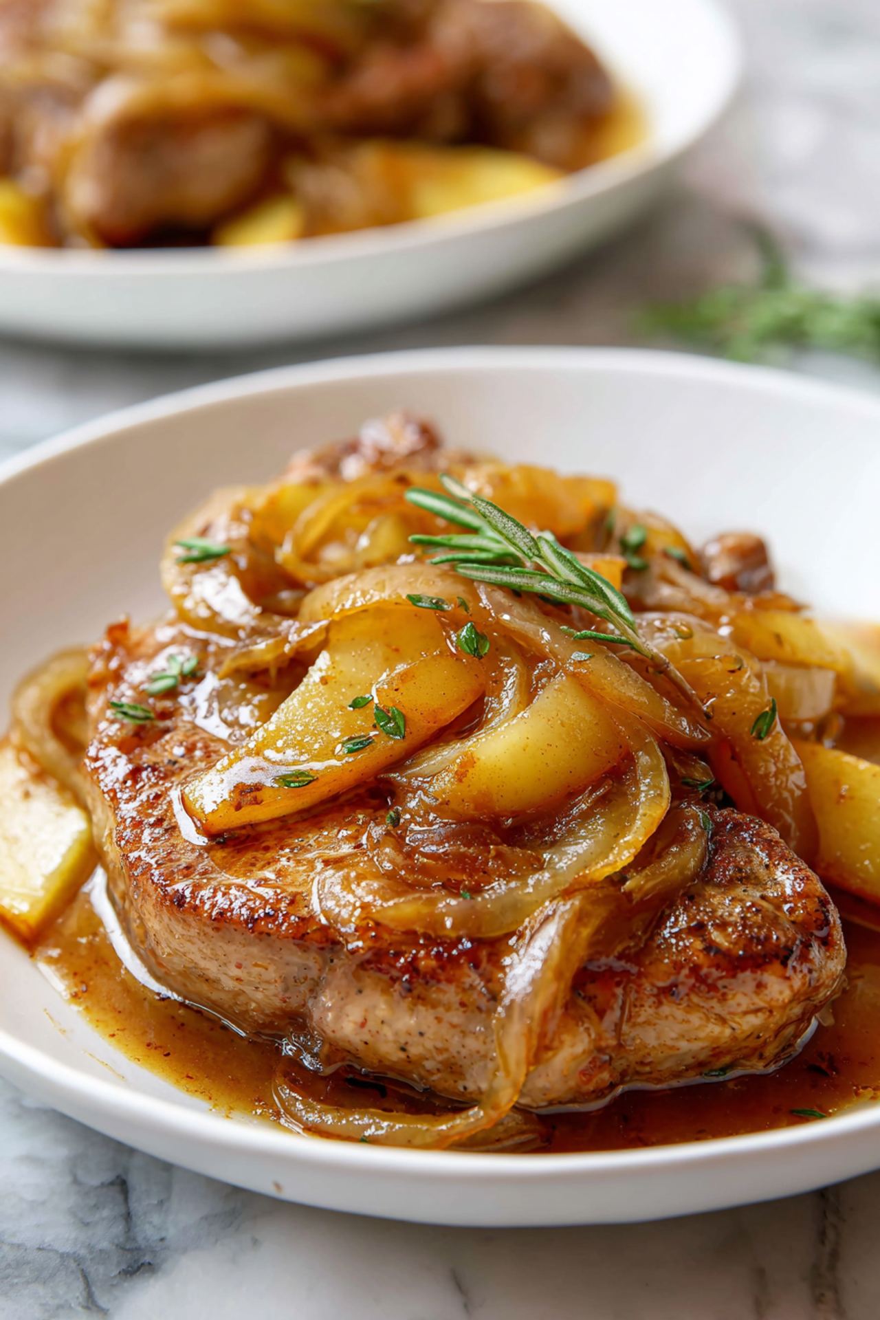 Slow Cooker Pork Chops with Apples