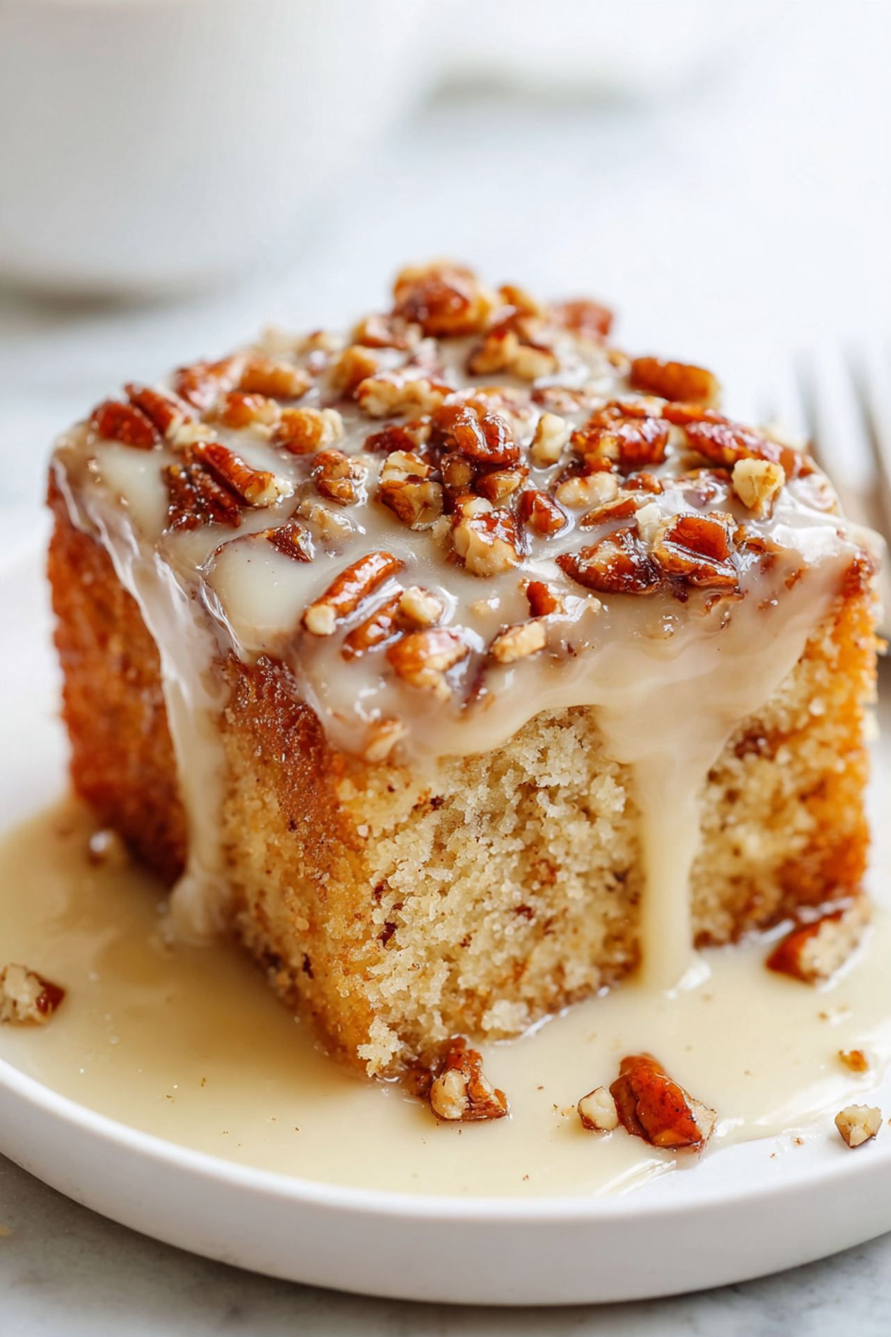 Southern Pecan Praline Cake