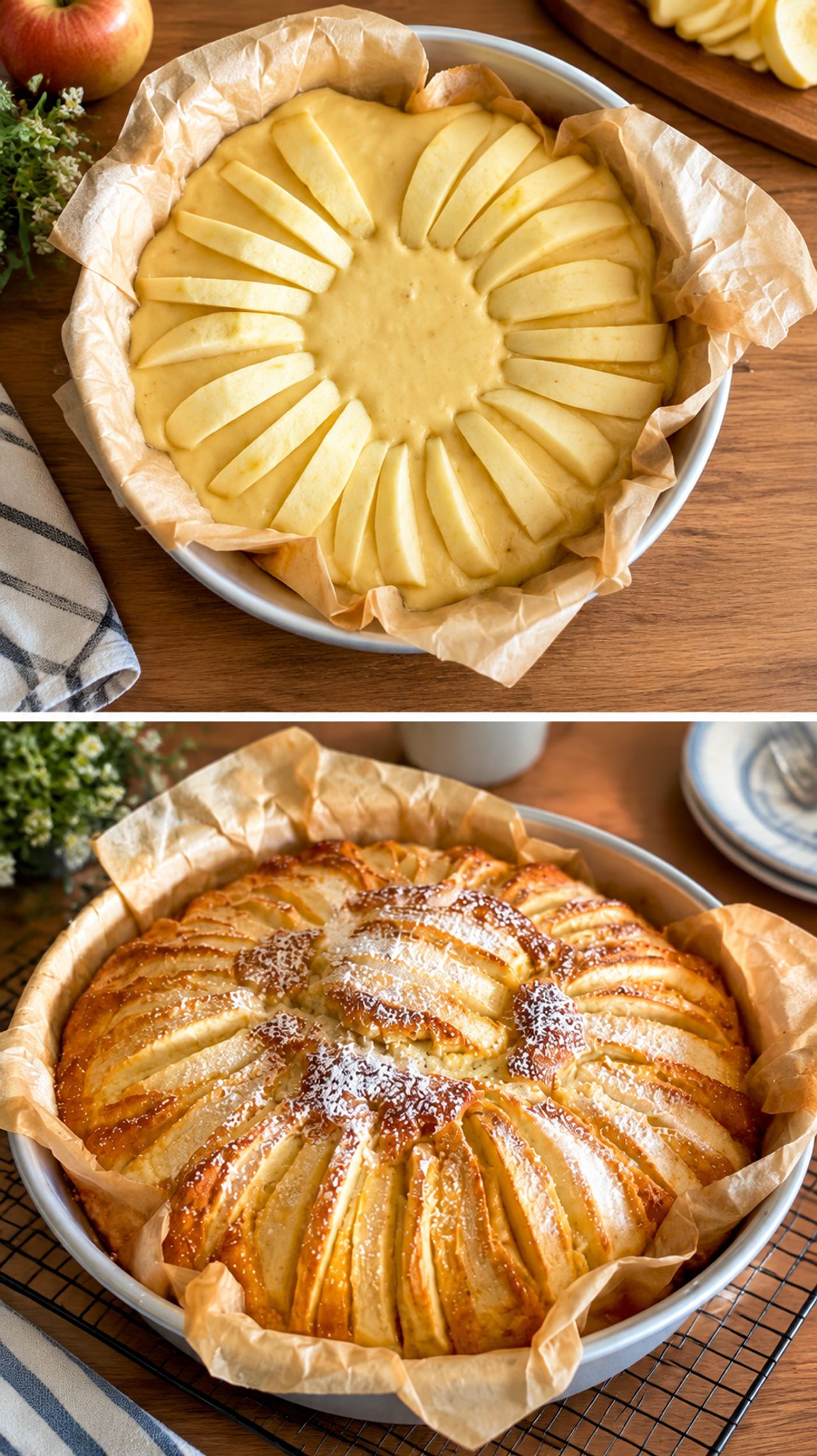 The scent of apples was so strong that I just had to grab the recipe: Grandma's Apple Pie 