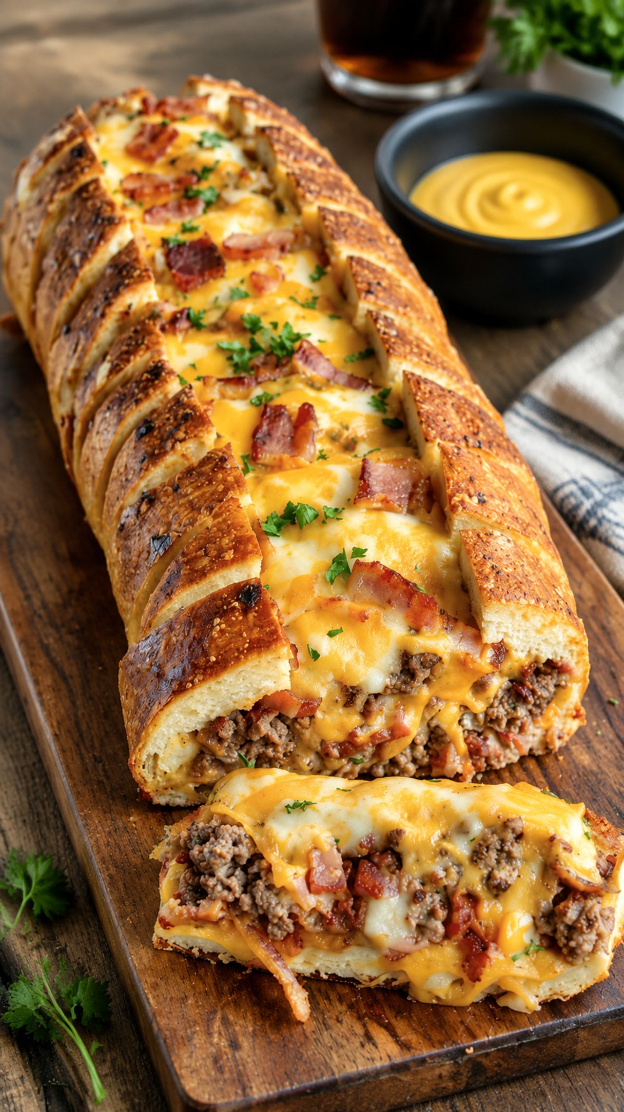 This is known as 'Garbage Bread,' but it tastes like pure gold! Full recipe 👇 💬